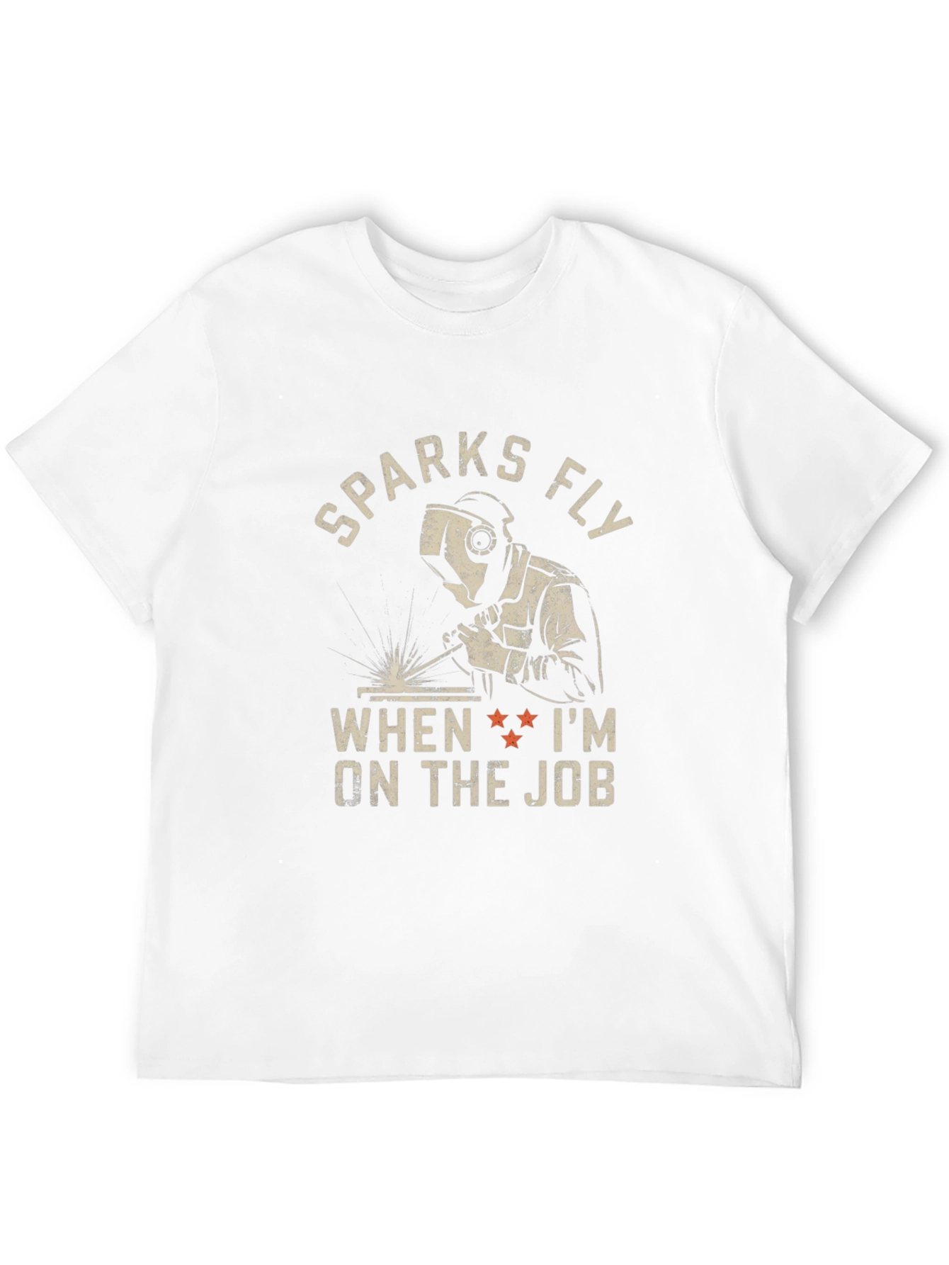 Sparks Fly Welder Graphic Tee - Black