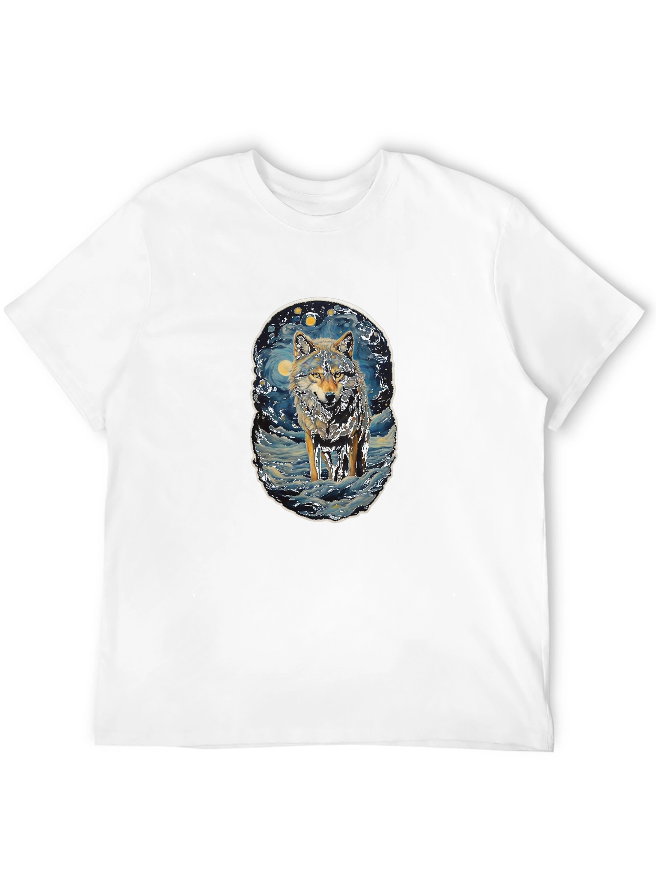 Wolf Starry Night T-Shirt
