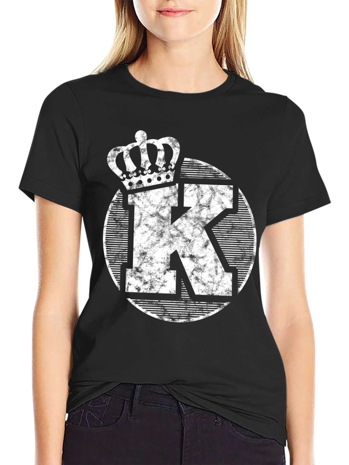 King K Crown Graphic Tee - Mens Black T-Shirt