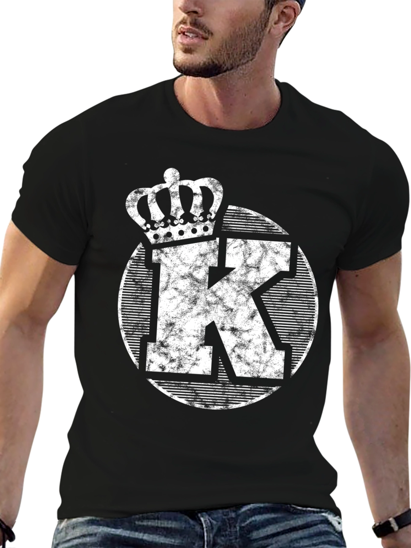 King K Crown Graphic Tee - Mens Black T-Shirt