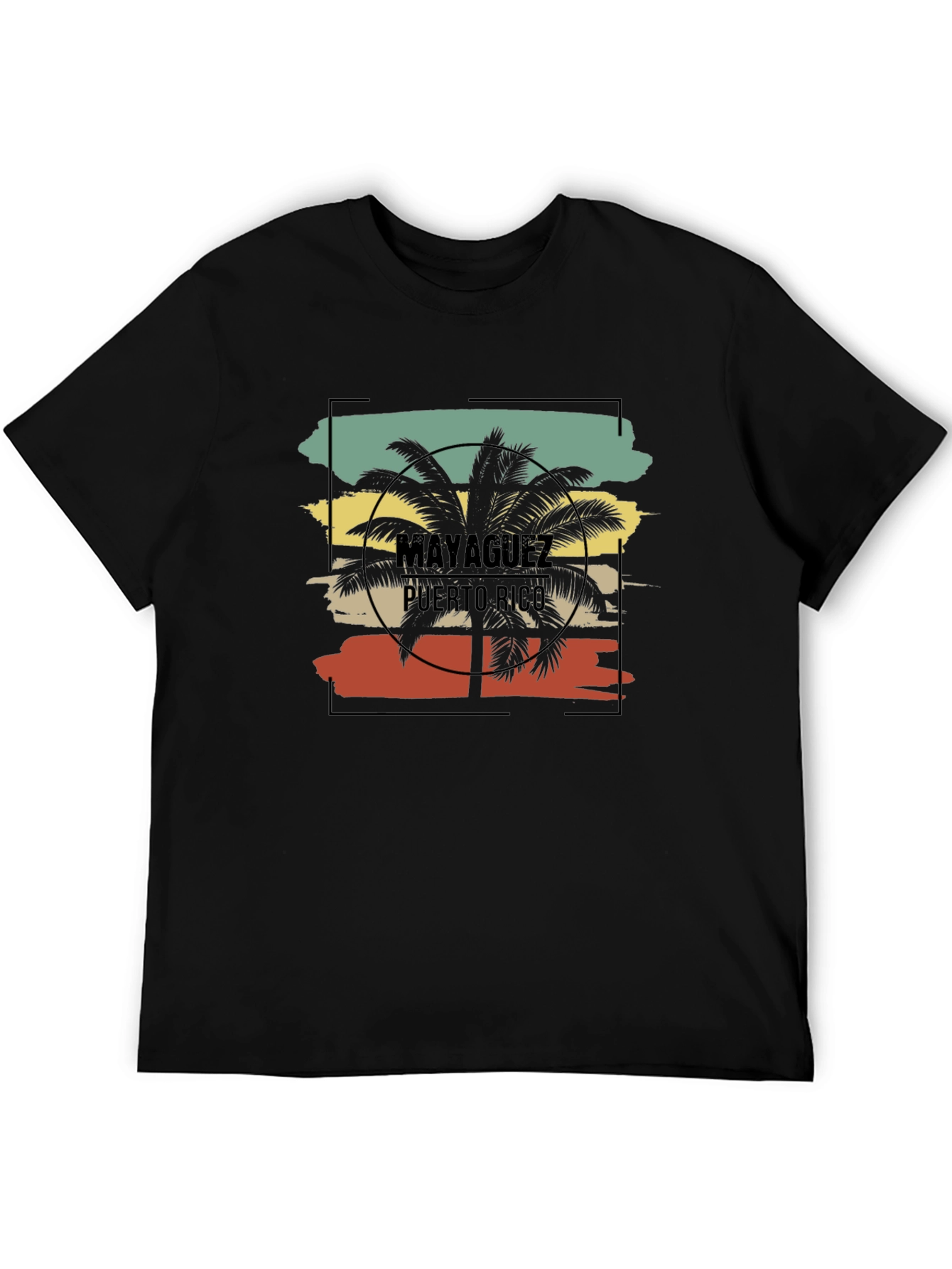 Mayaguez Puerto Rico Palm Tree Graphic Tee