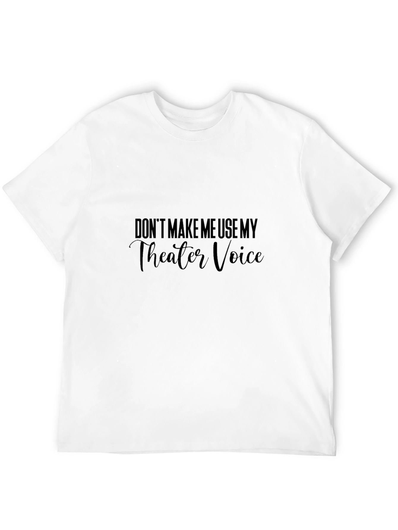 Theater Voice Black Graphic Tee
