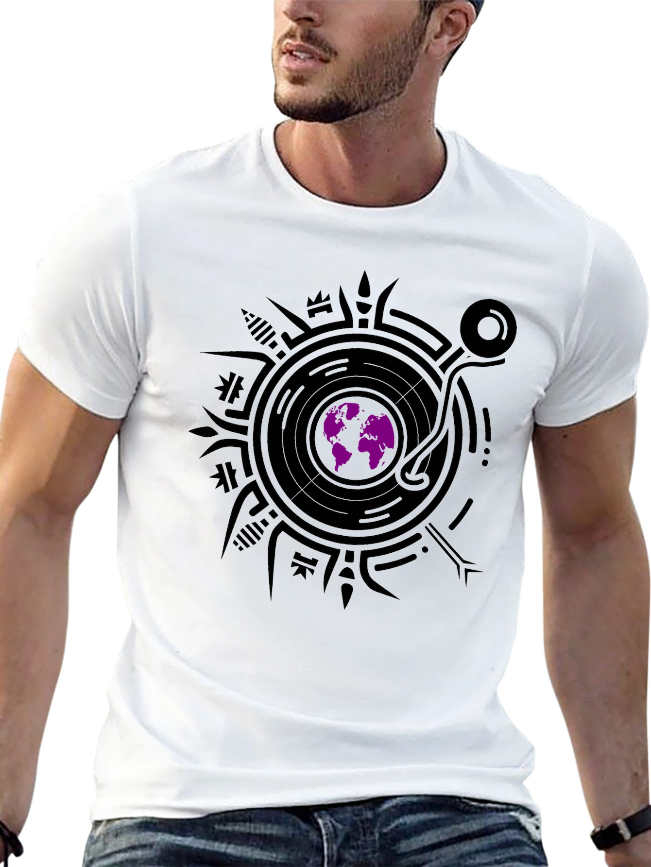 World Music Black T-Shirt