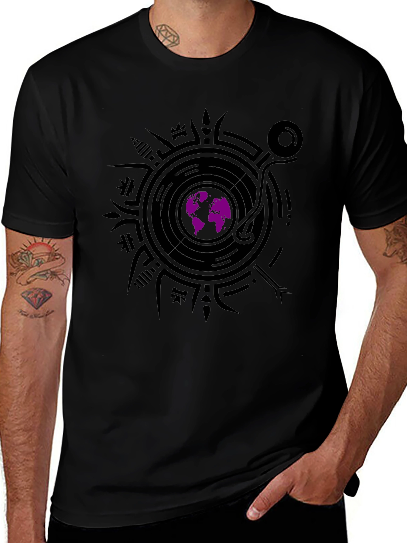 World Music Black T-Shirt