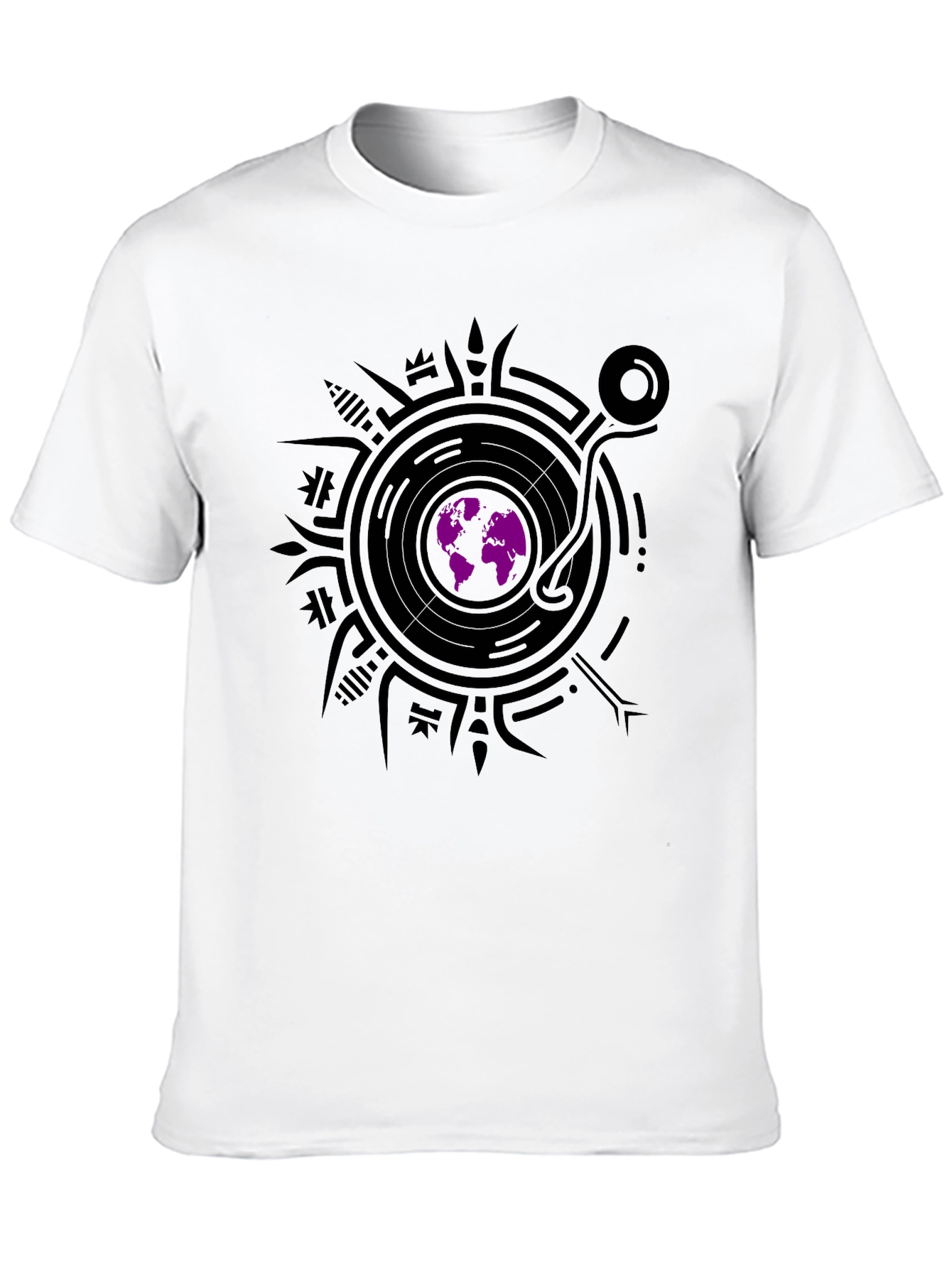 World Music Black T-Shirt