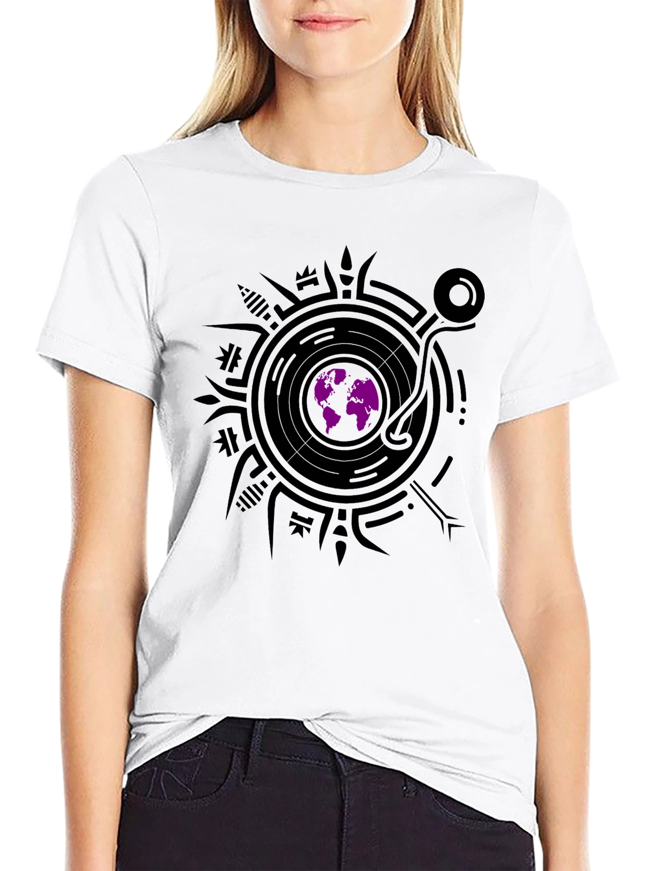 World Music Black T-Shirt