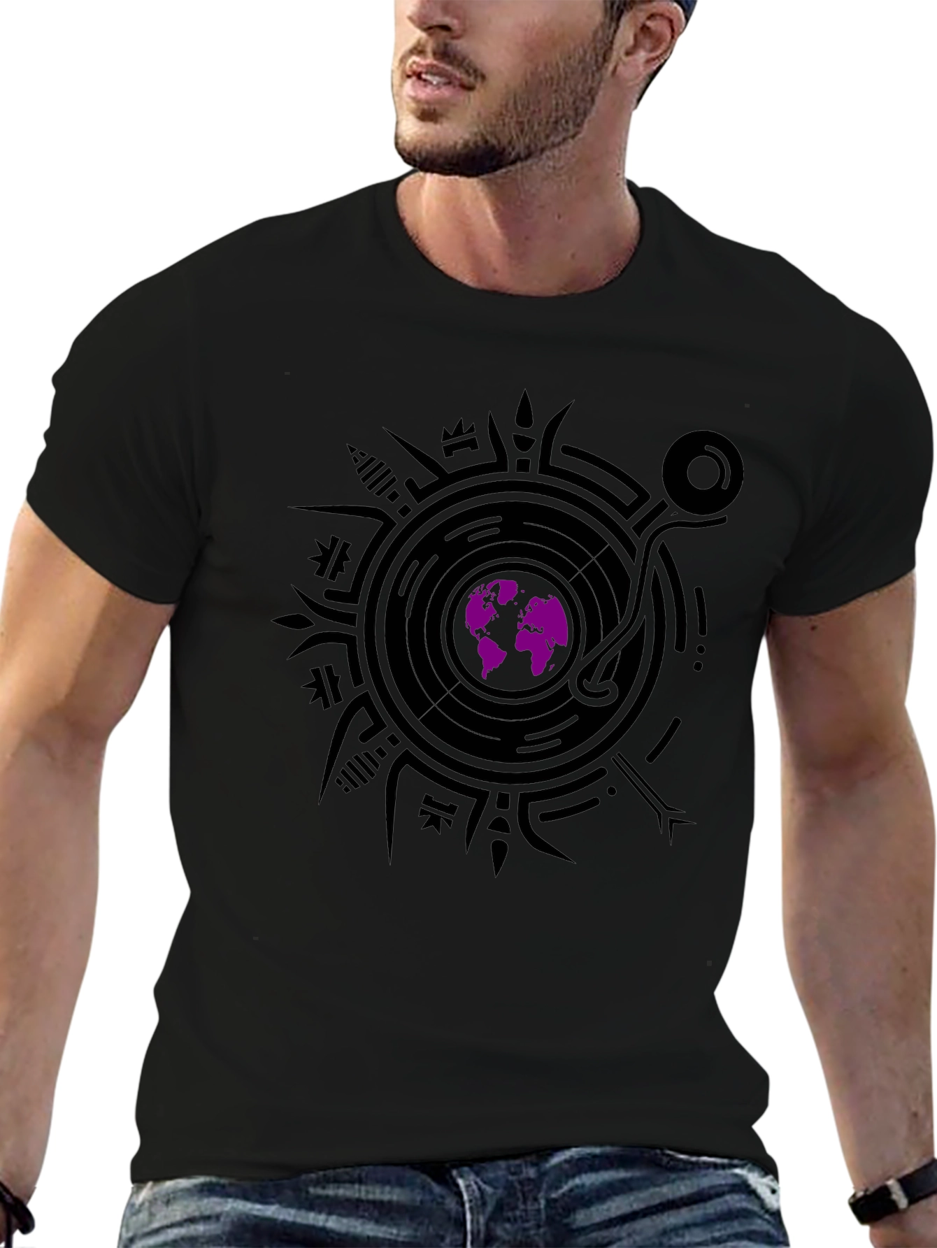 World Music Black T-Shirt