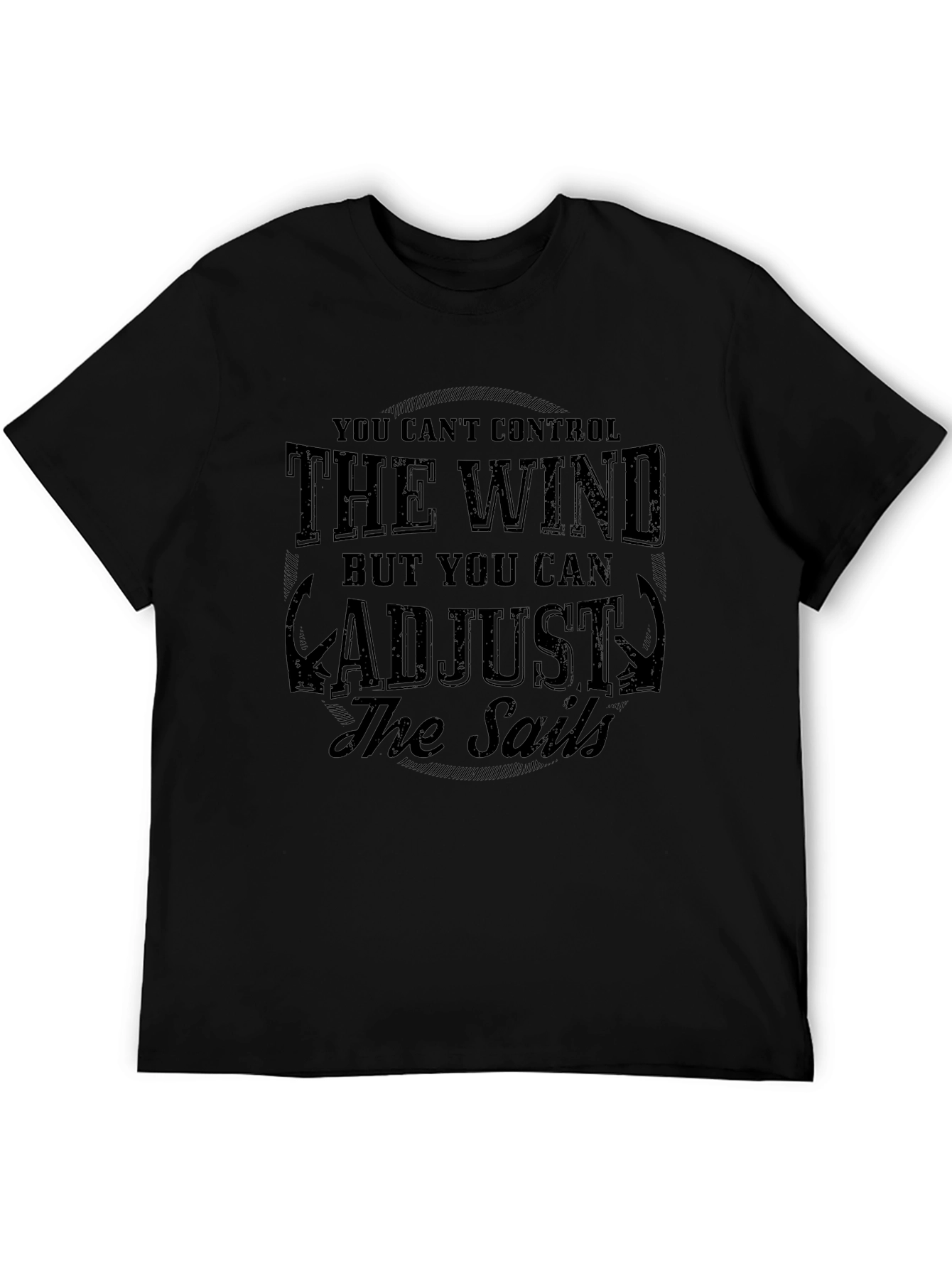 The Wind and Sails Graphic Black T-Shirt