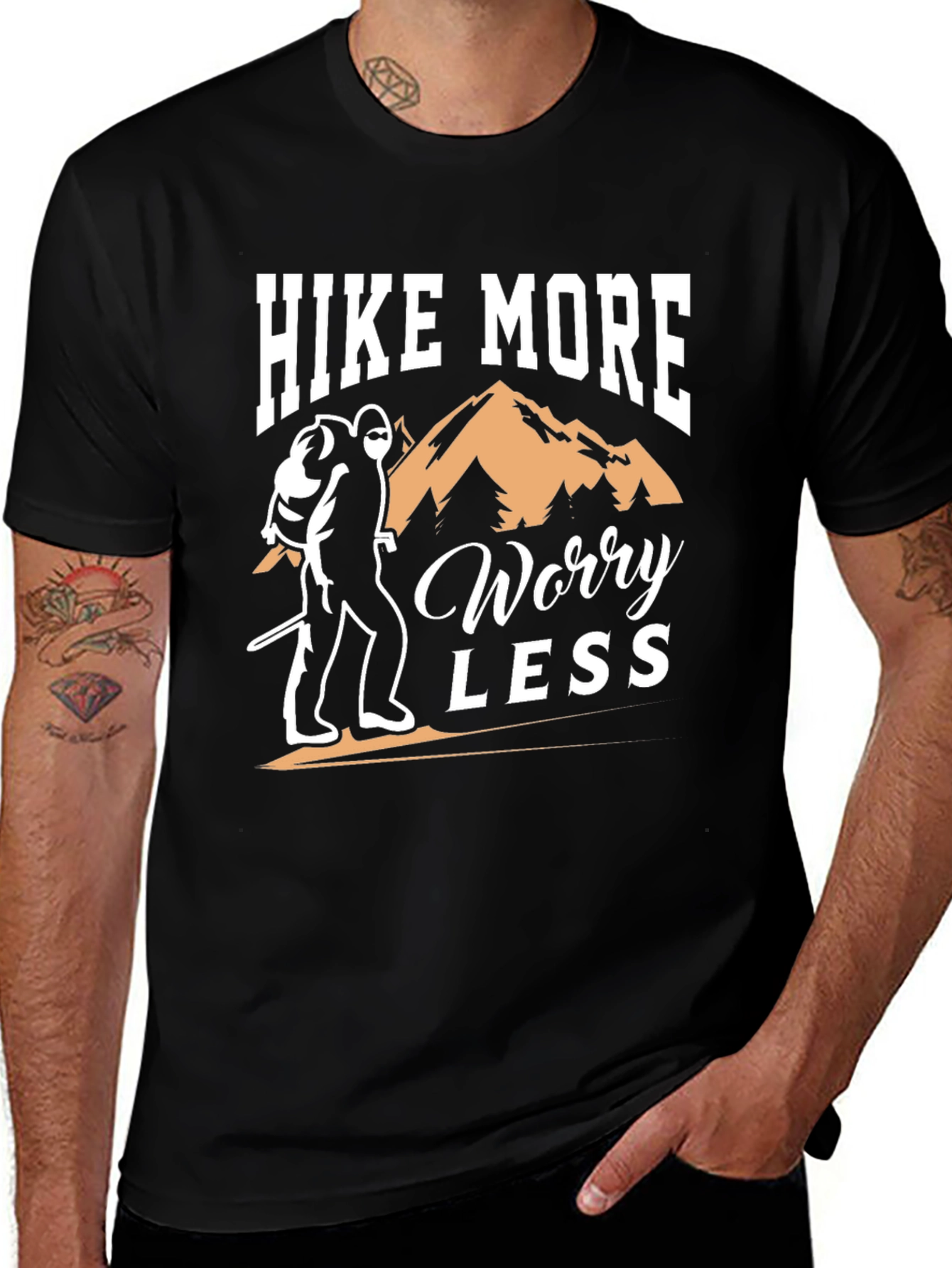 Hike More Worry Less Graphic Tee