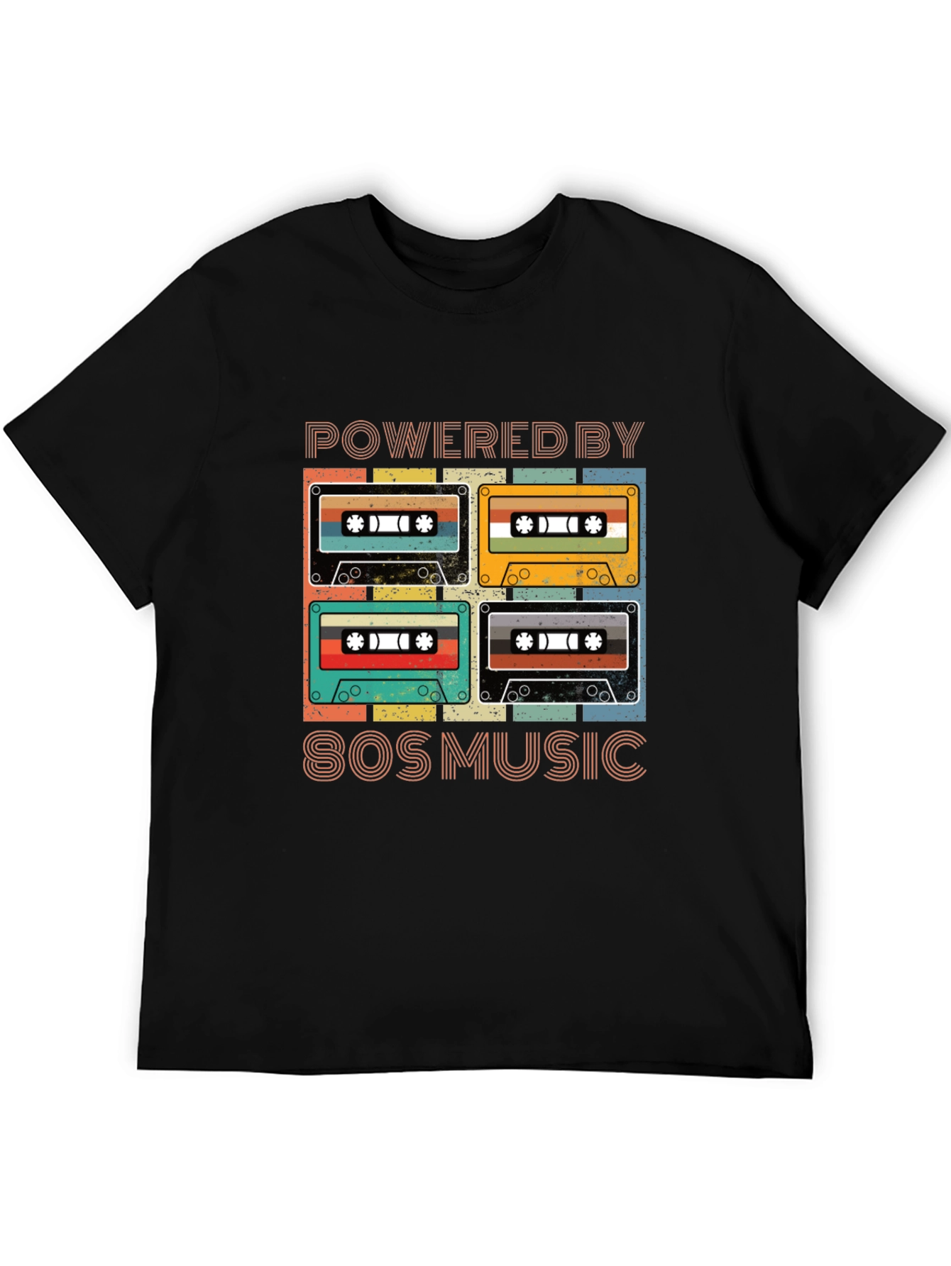 Retro 80s Music Cassette T-Shirt