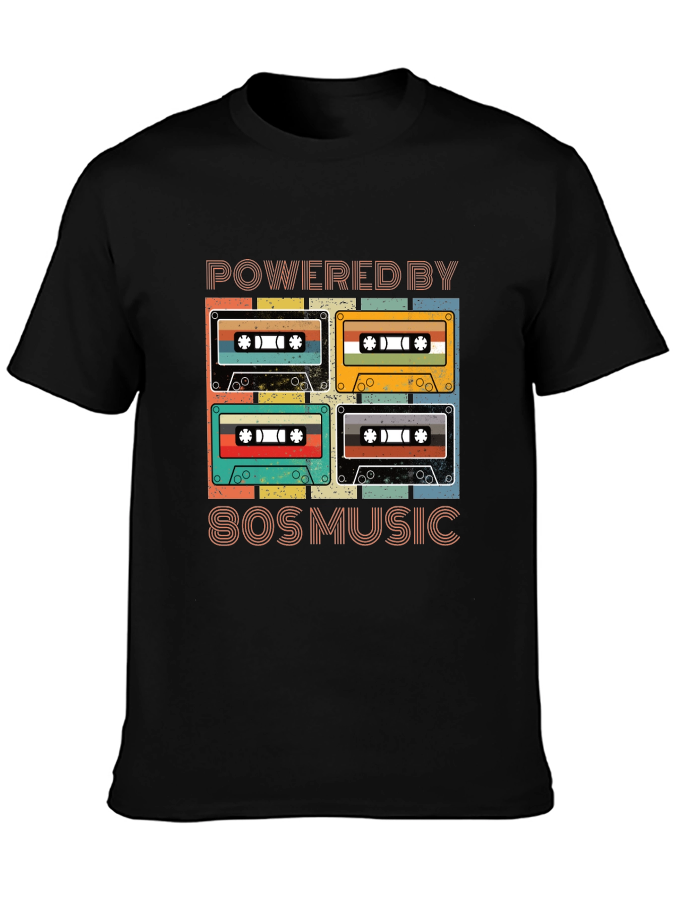 Retro 80s Music Cassette T-Shirt