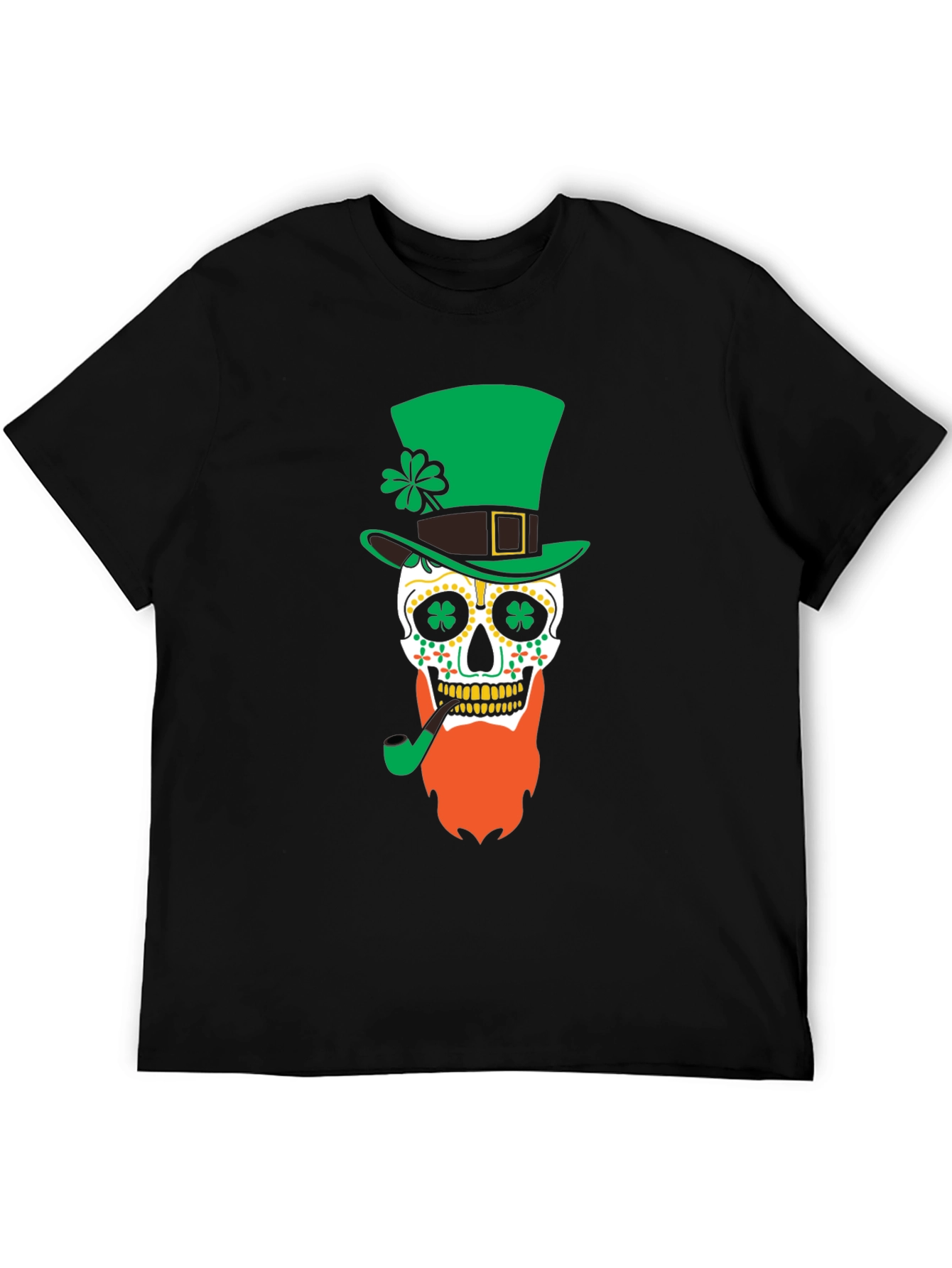 St. Patricks Day Skull T-Shirt
