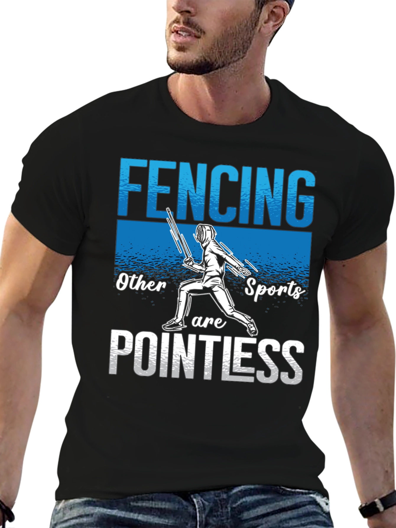 Fencing Pointless T-Shirt - Sporty Humor