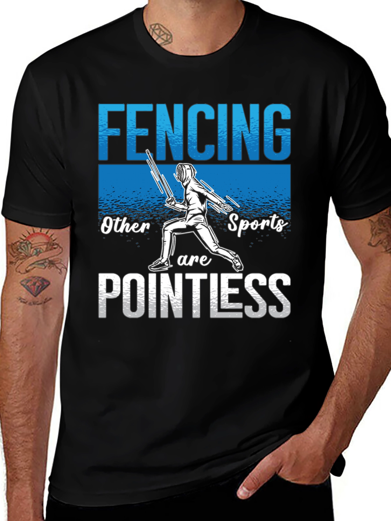 Fencing Pointless T-Shirt - Sporty Humor