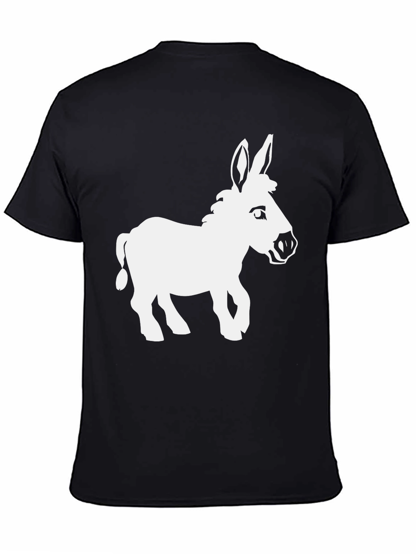 Funny Donkey Graphic Tee - Black T-Shirt