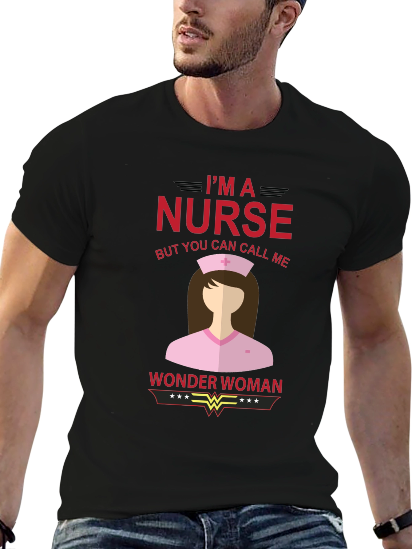 Nurse Wonder Woman Graphic T-Shirt