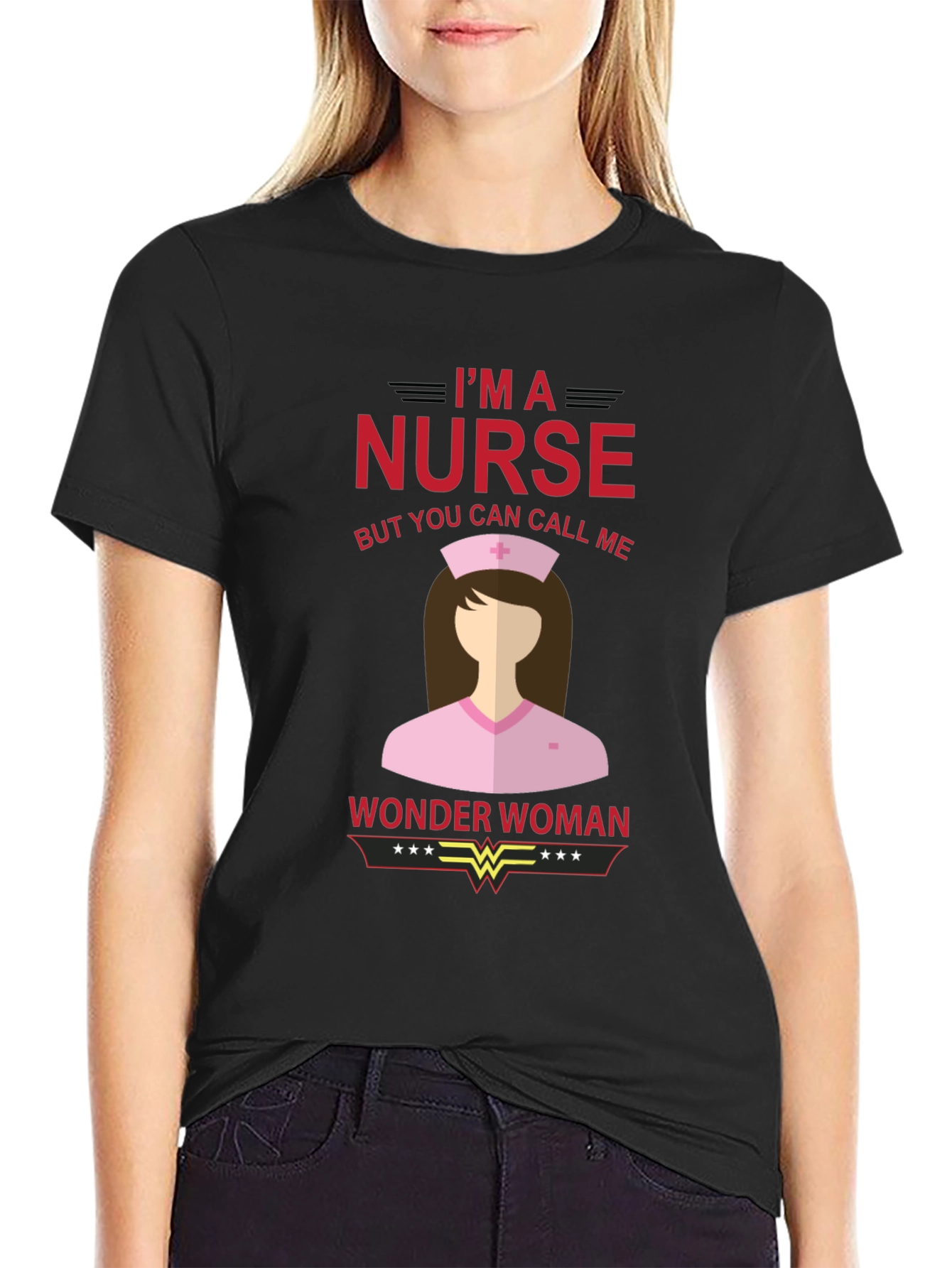 Nurse Wonder Woman Graphic T-Shirt