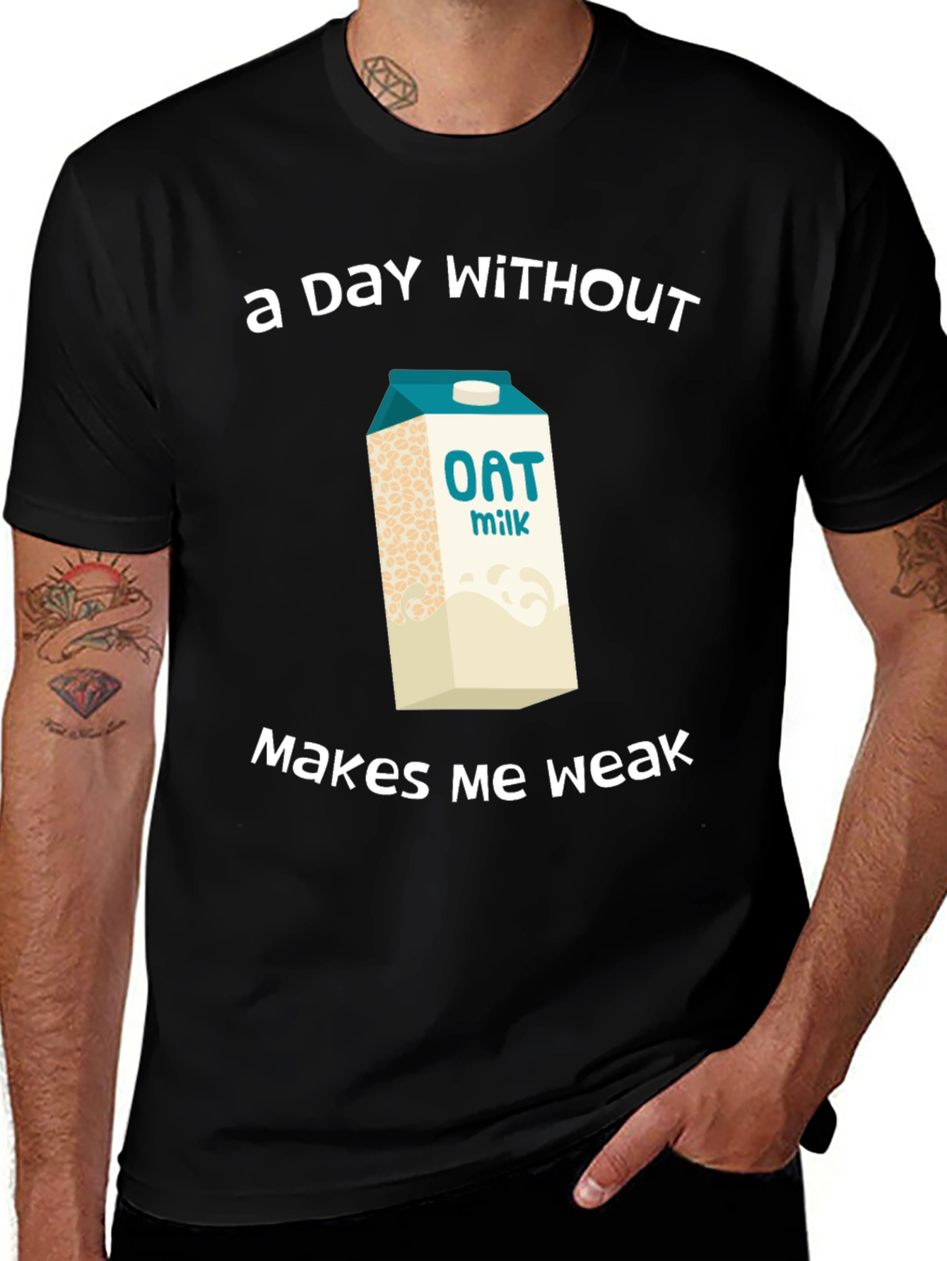 Oat Milk Lover T-Shirt - Makes Me Weak