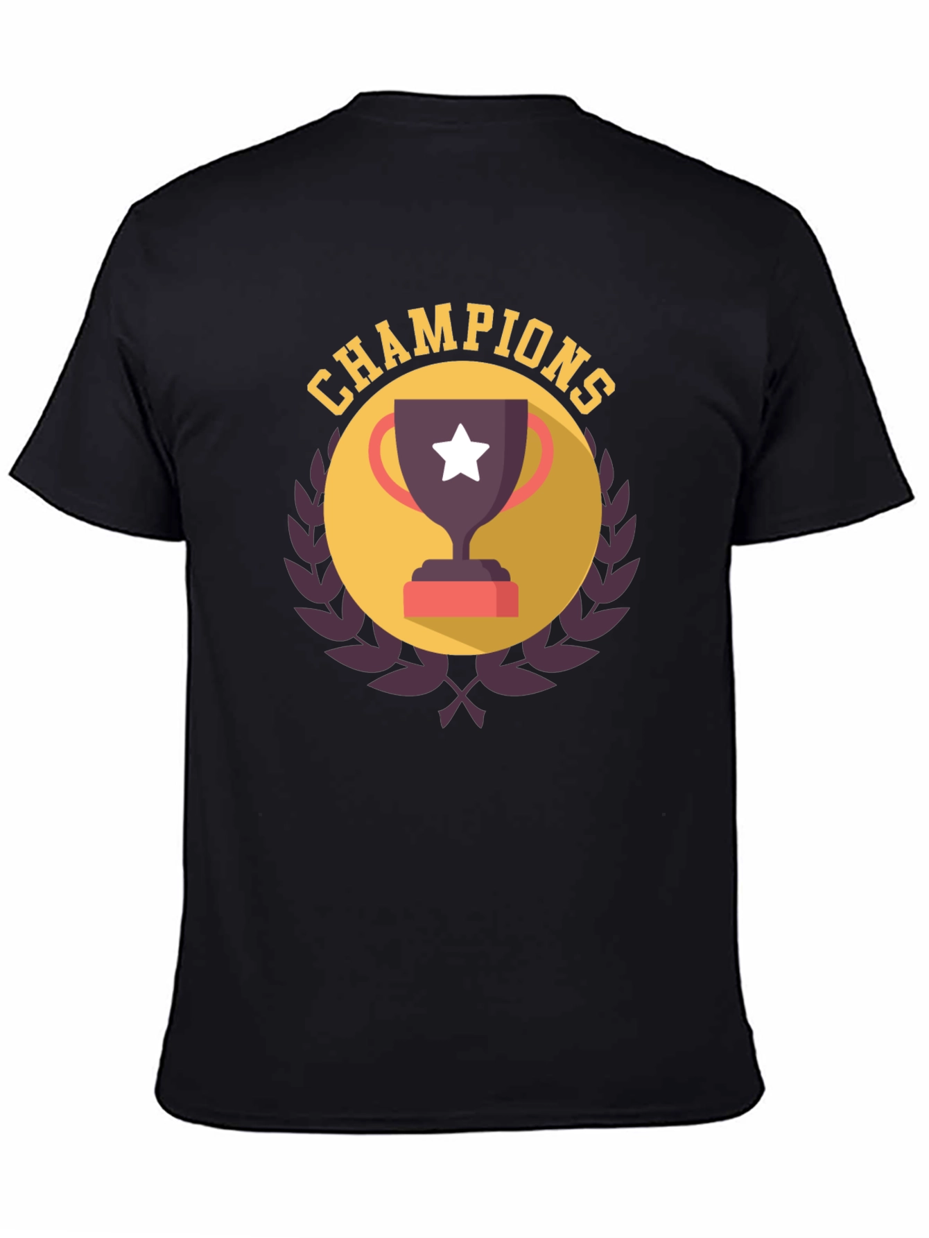 Champions Graphic T-Shirt - Black Tee