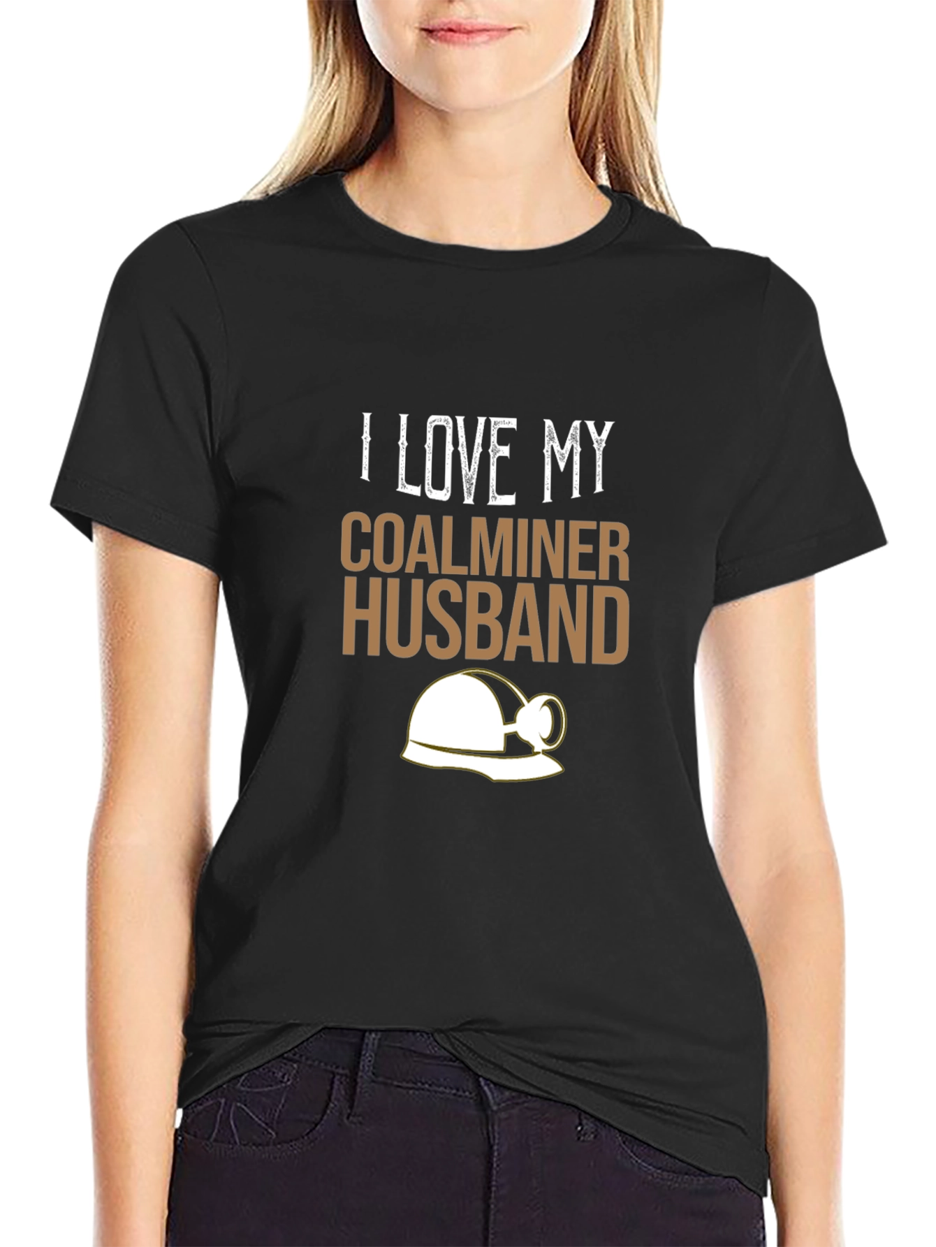 I Love My Coalminer Husband T-Shirt