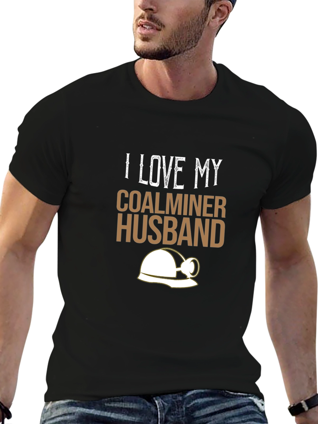 I Love My Coalminer Husband T-Shirt