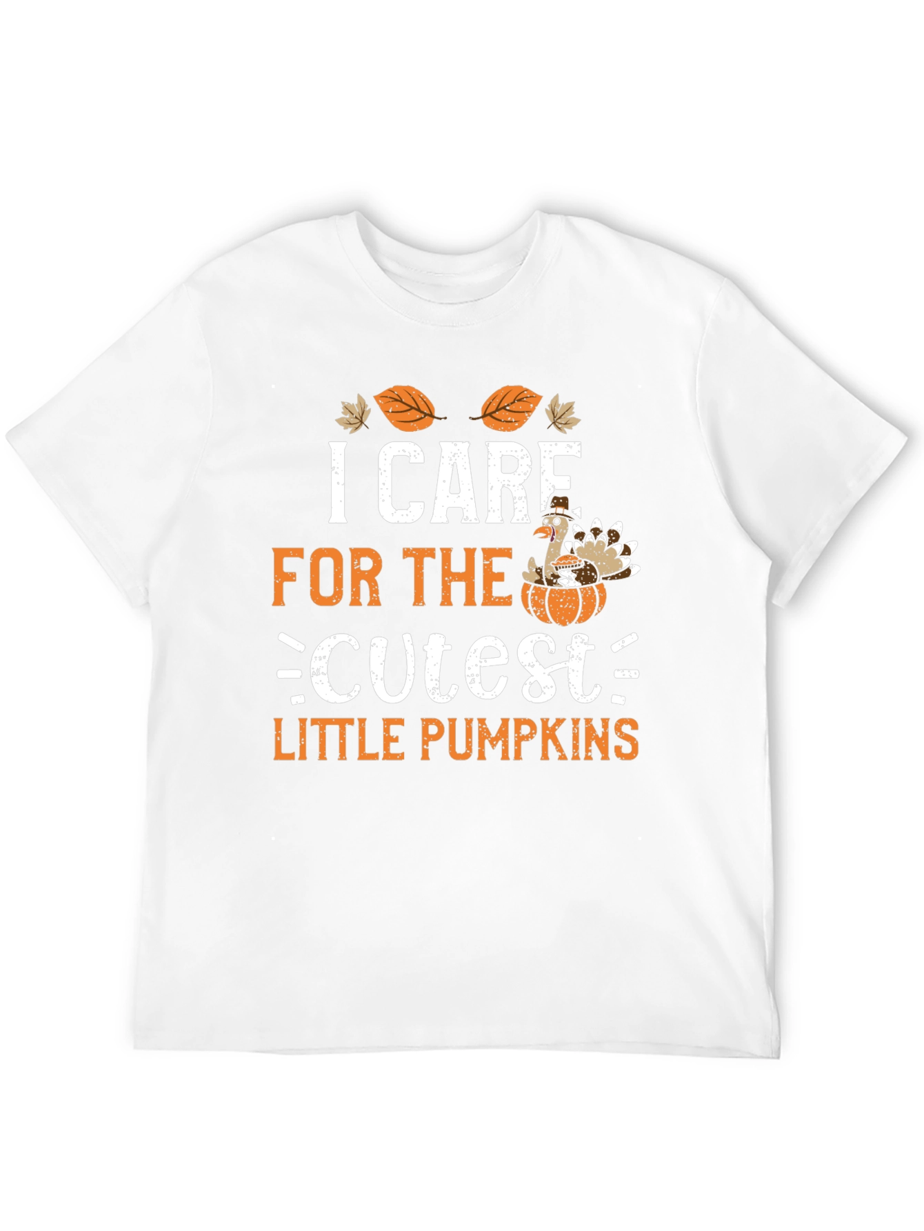I Care for The Cutest Little Pumpkins T-Shirt