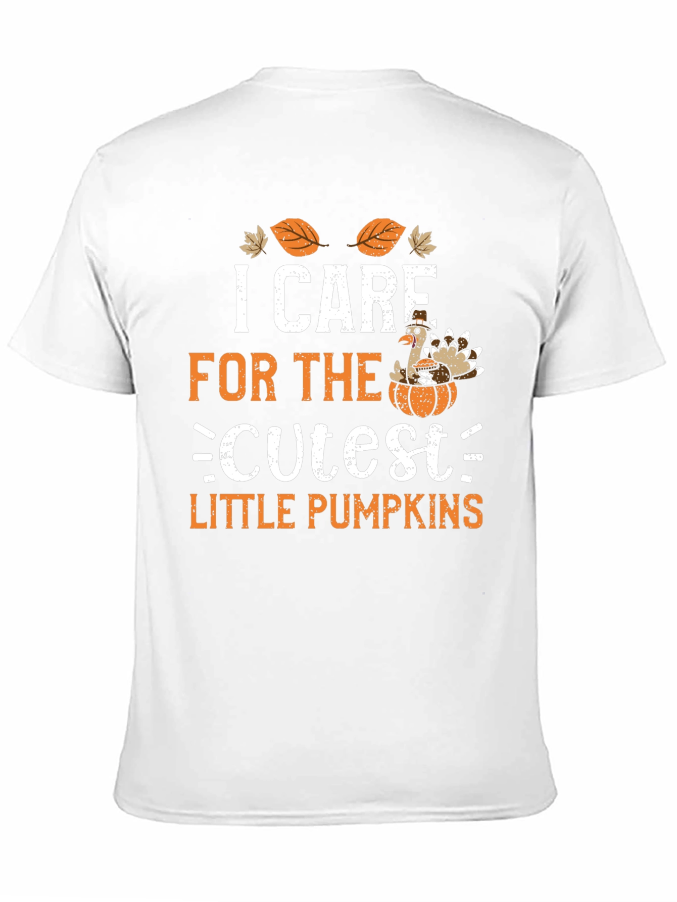 I Care for The Cutest Little Pumpkins T-Shirt