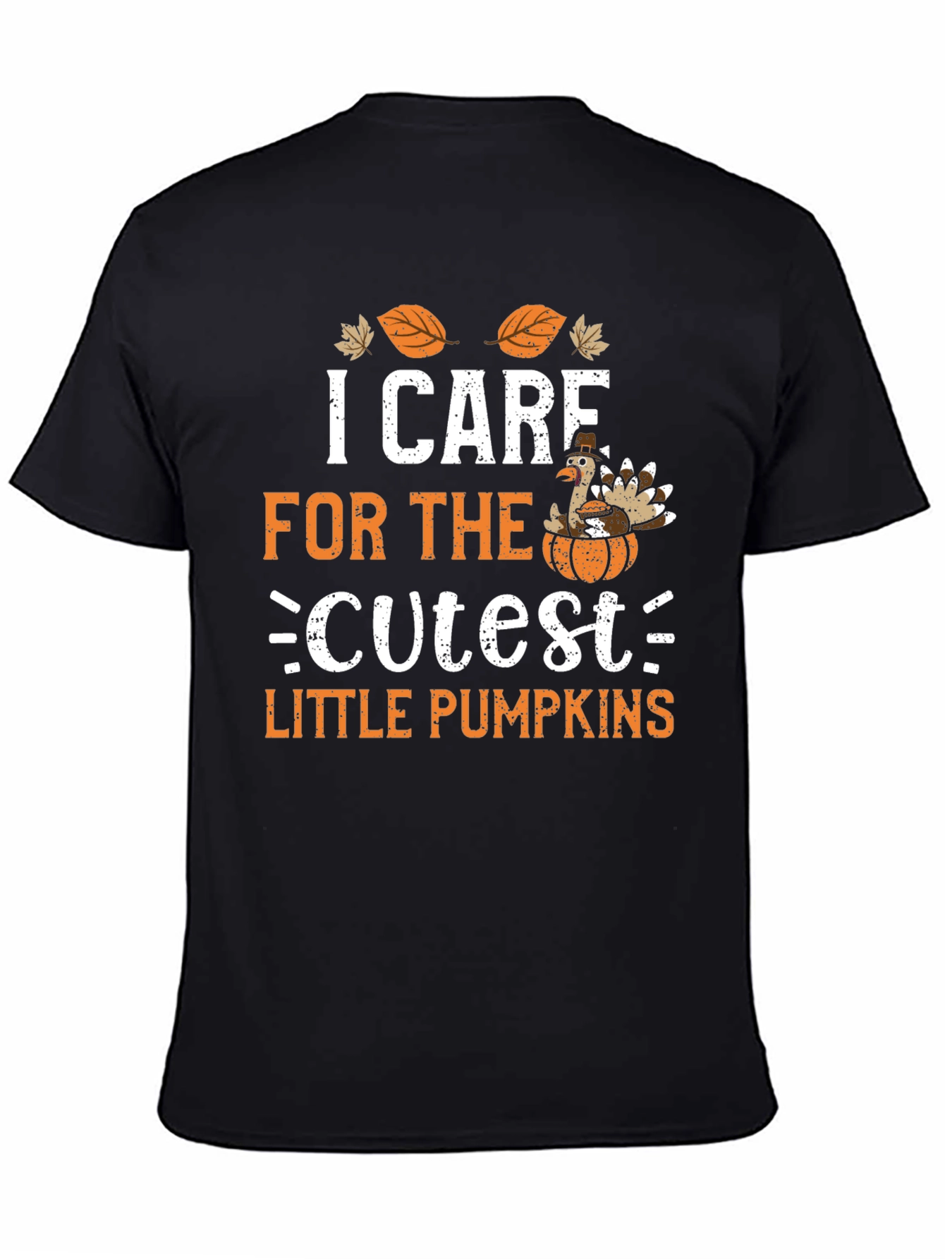 I Care for The Cutest Little Pumpkins T-Shirt