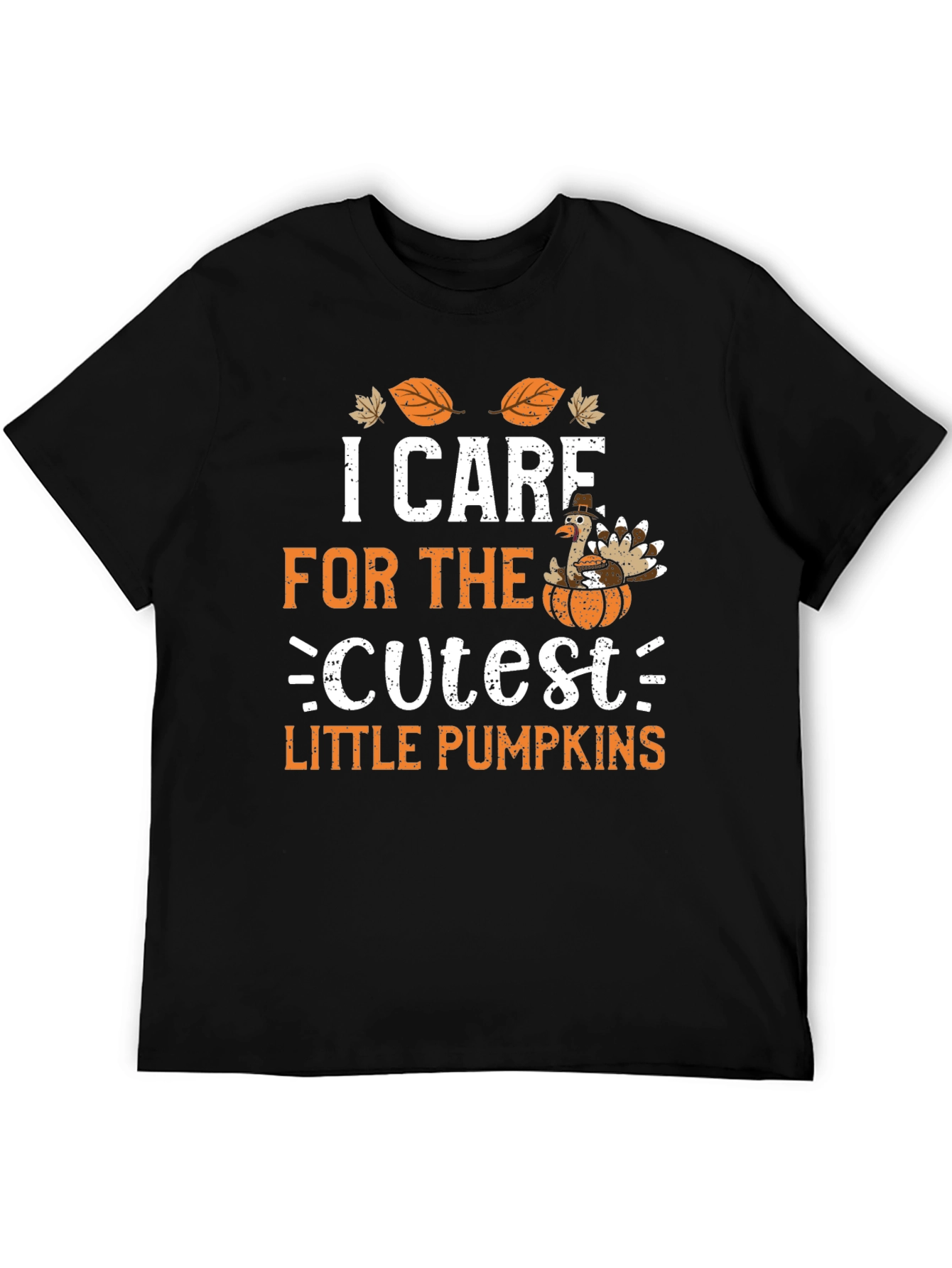 I Care for The Cutest Little Pumpkins T-Shirt