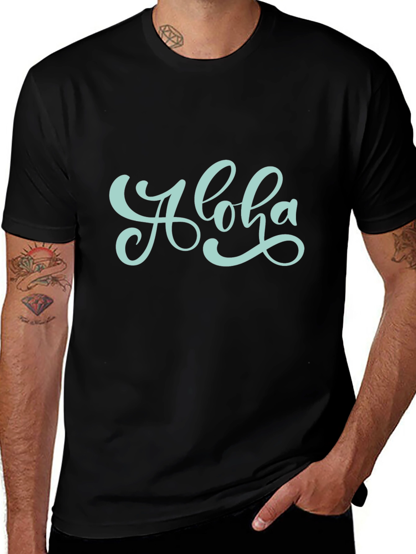 Aloha Graphic T-Shirt - Stylish Casual Wear
