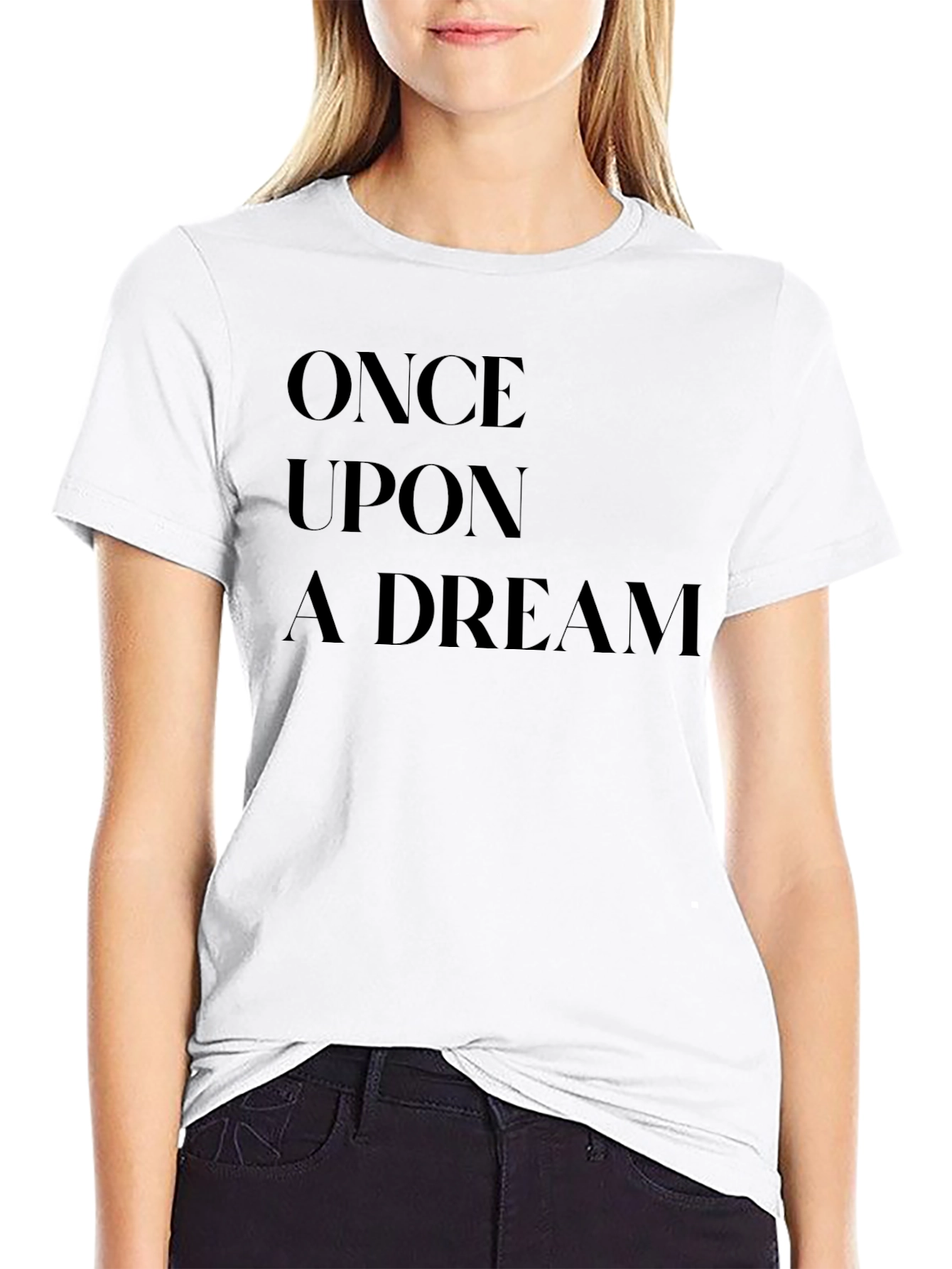Once Upon A Dream Black Graphic T-Shirt