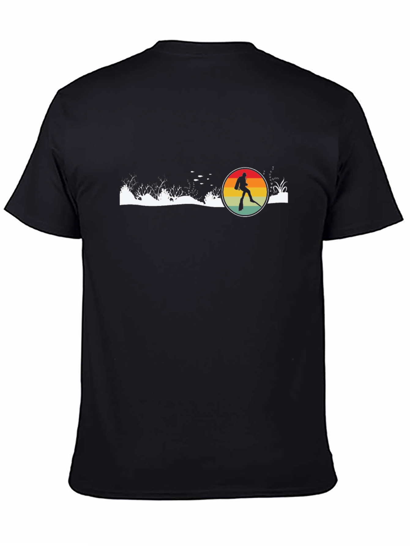 Diver Retro Black T-Shirt