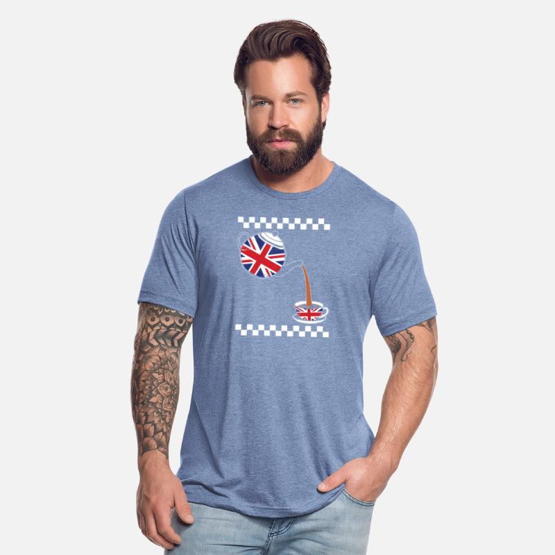 Union Jack Shirt, United Kingdom Teapot And Cup
