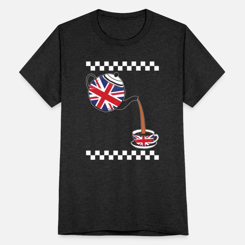 Union Jack Shirt, United Kingdom Teapot And Cup