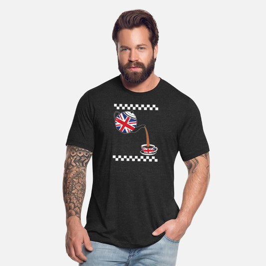 Union Jack Shirt, United Kingdom Teapot And Cup