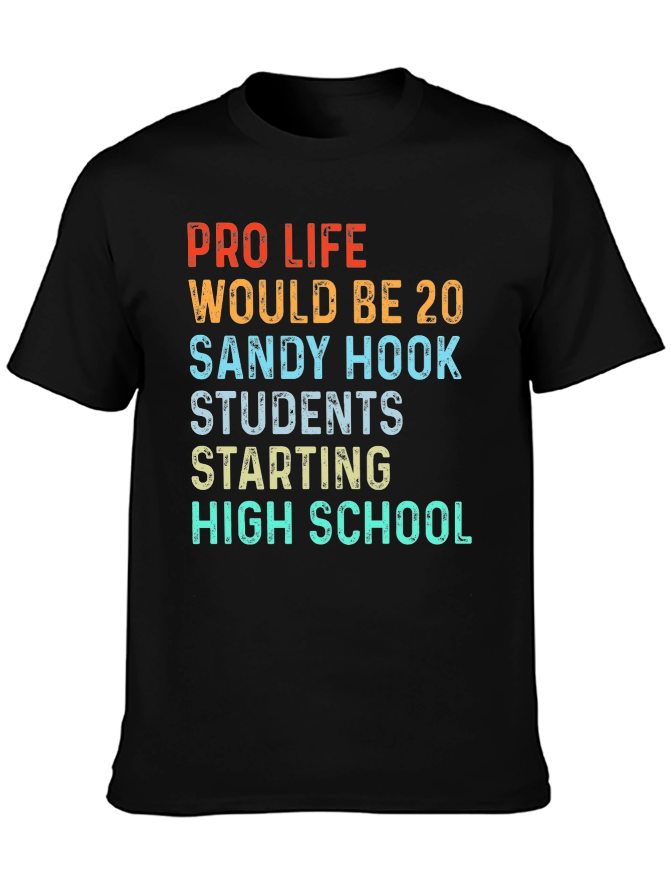 Pro Life Sandy Hook High School Graphic Tee