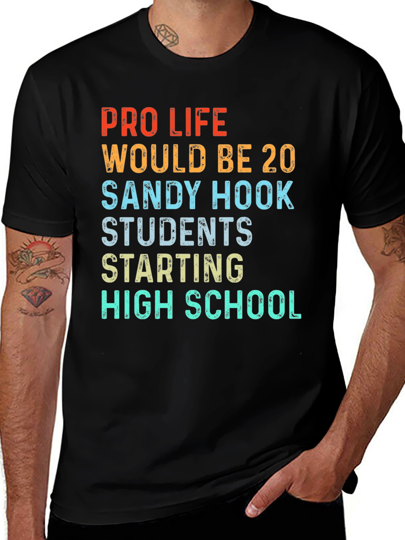 Pro Life Sandy Hook High School Graphic Tee