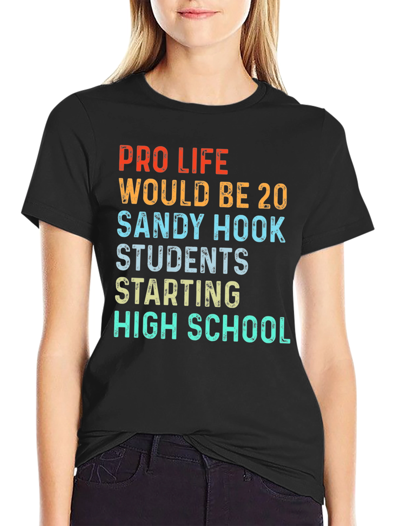 Pro Life Sandy Hook High School Graphic Tee