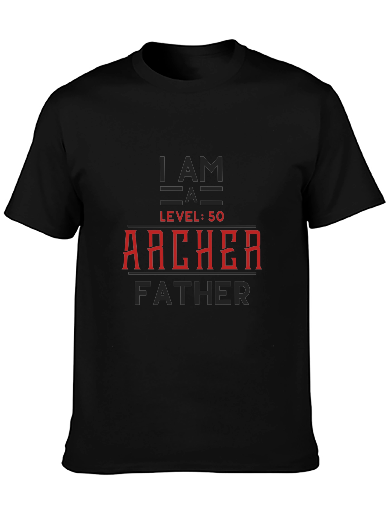 Archer Father Level 50 Graphic T-Shirt