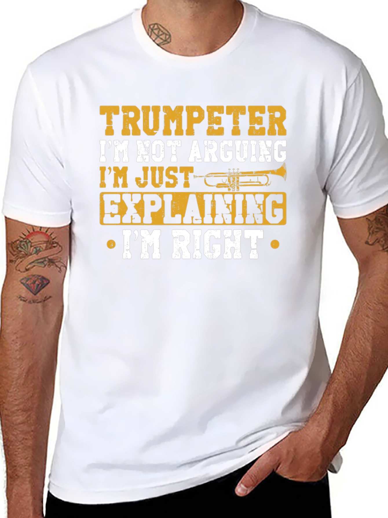 Trumpeter Im Not Arguing T-Shirt
