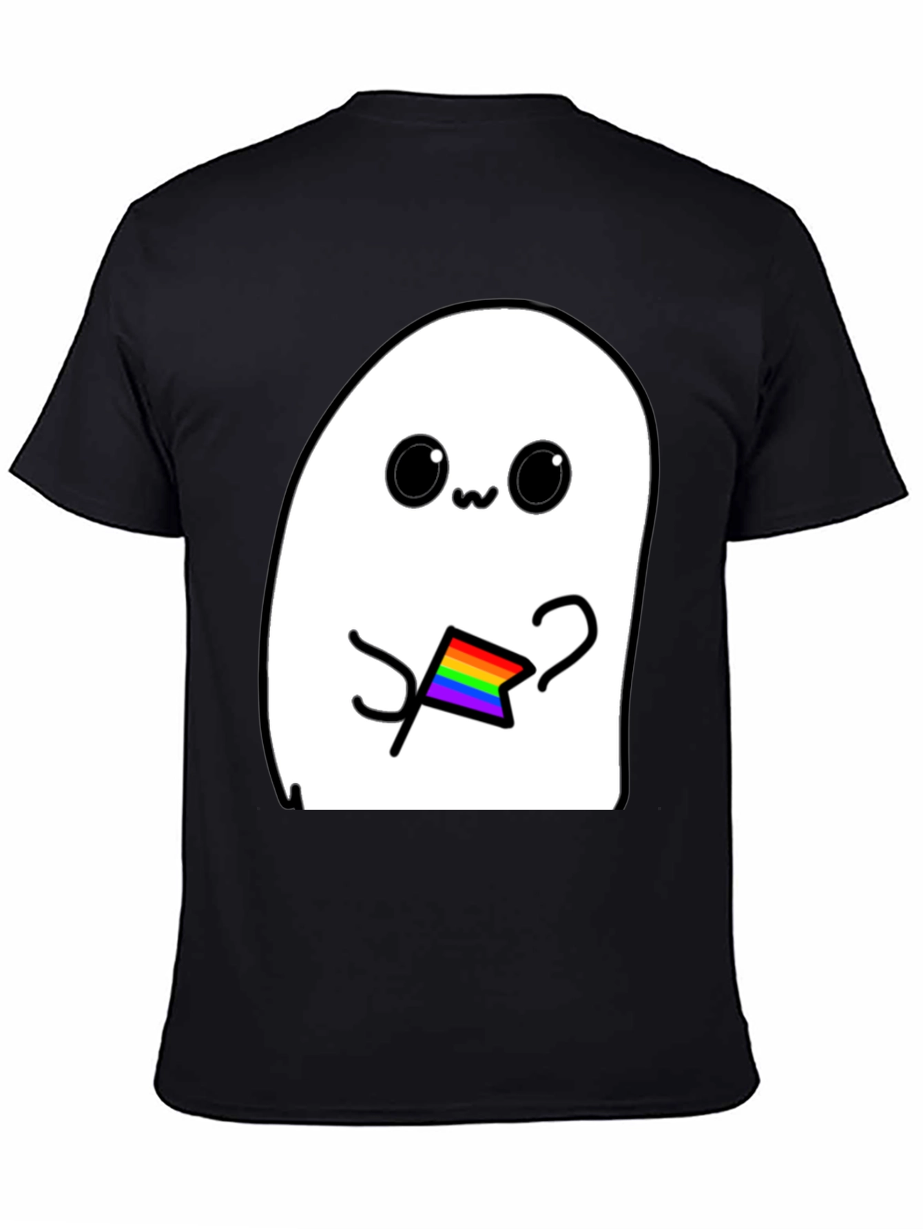 Cute Ghost LGBT Pride T-Shirt
