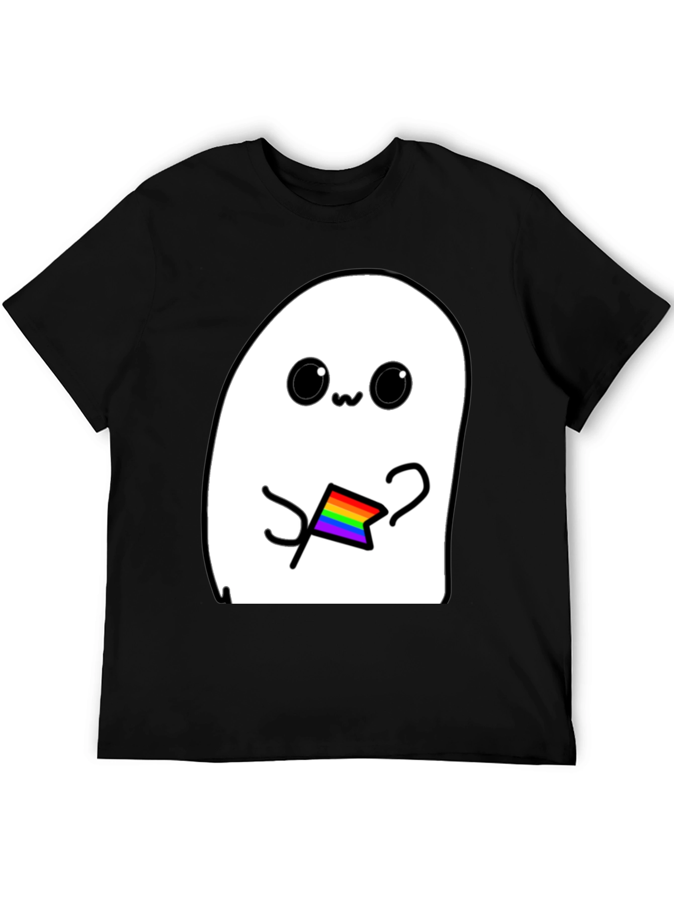 Cute Ghost LGBT Pride T-Shirt