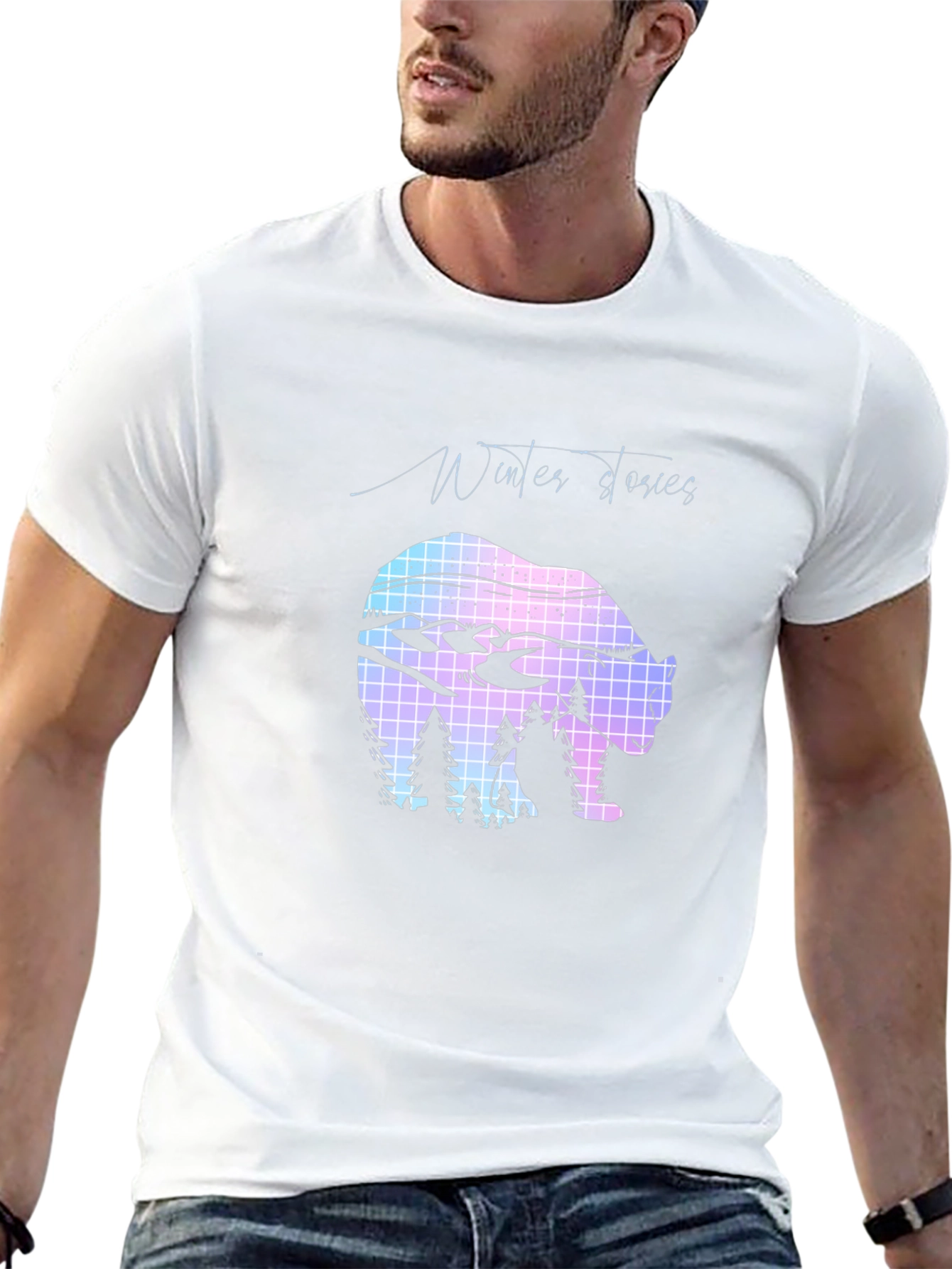 Winter Stories Bear Graphic Tee