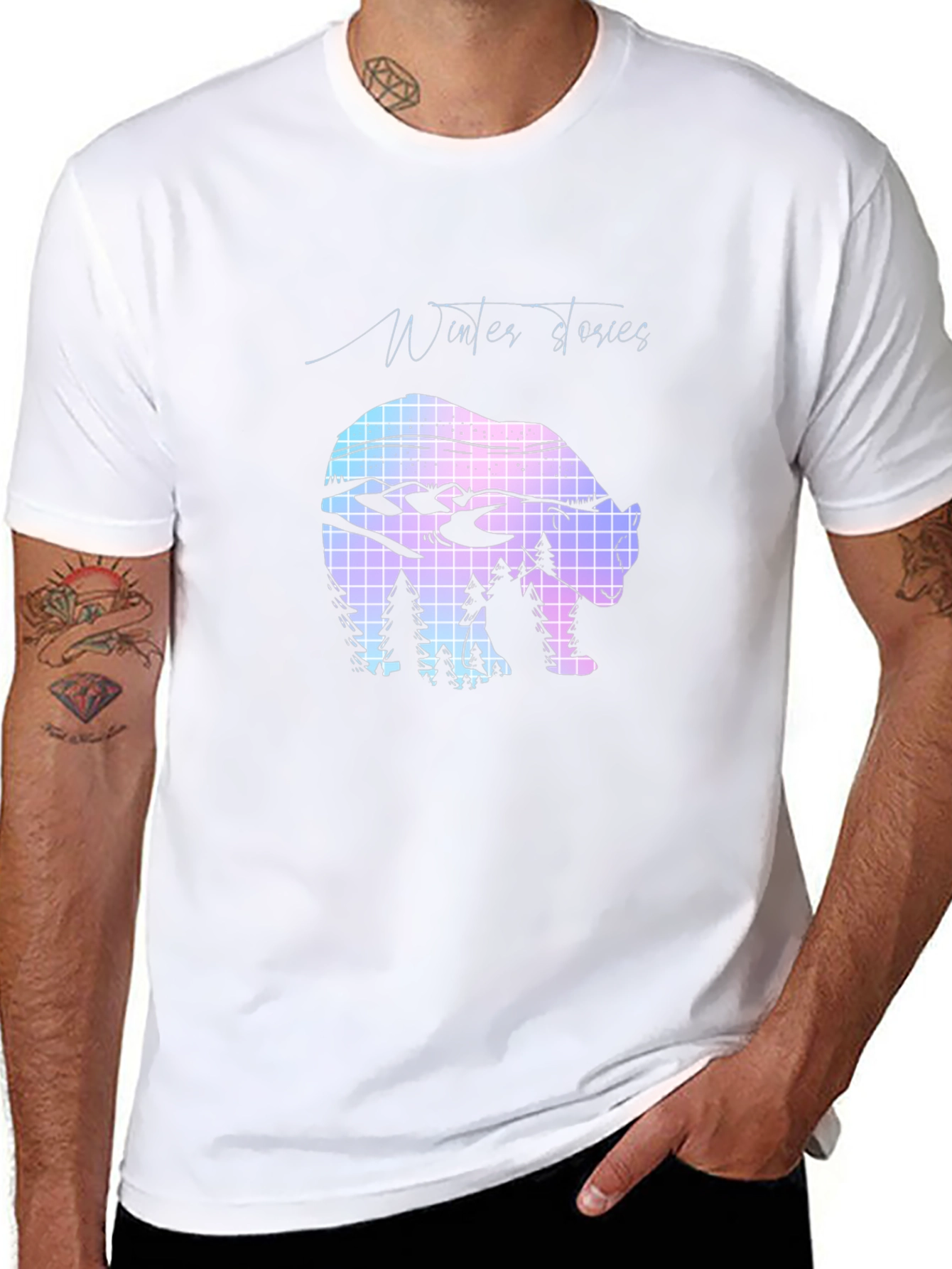 Winter Stories Bear Graphic Tee