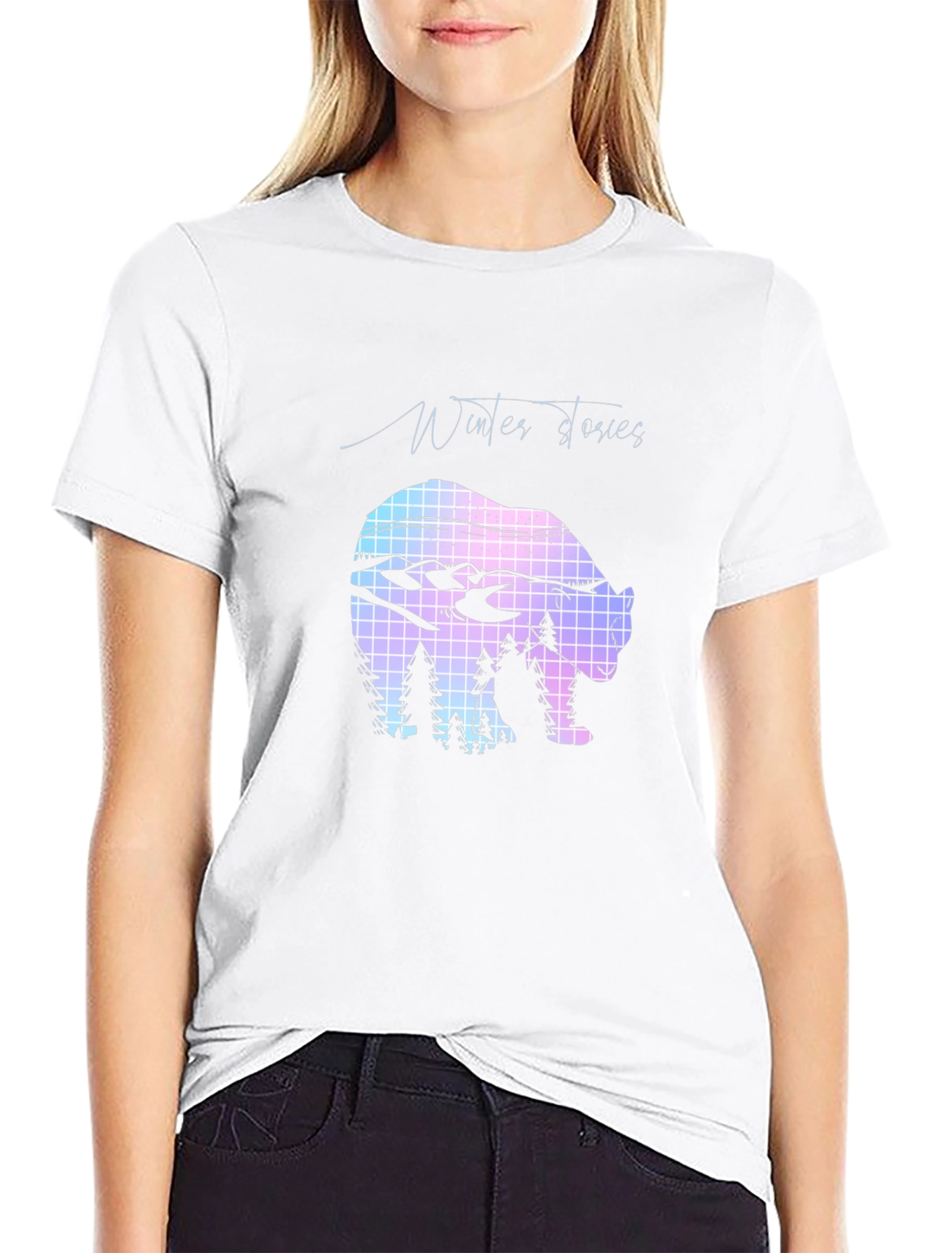 Winter Stories Bear Graphic Tee