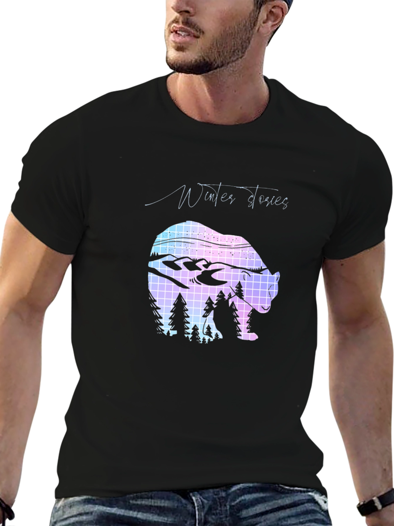 Winter Stories Bear Graphic Tee