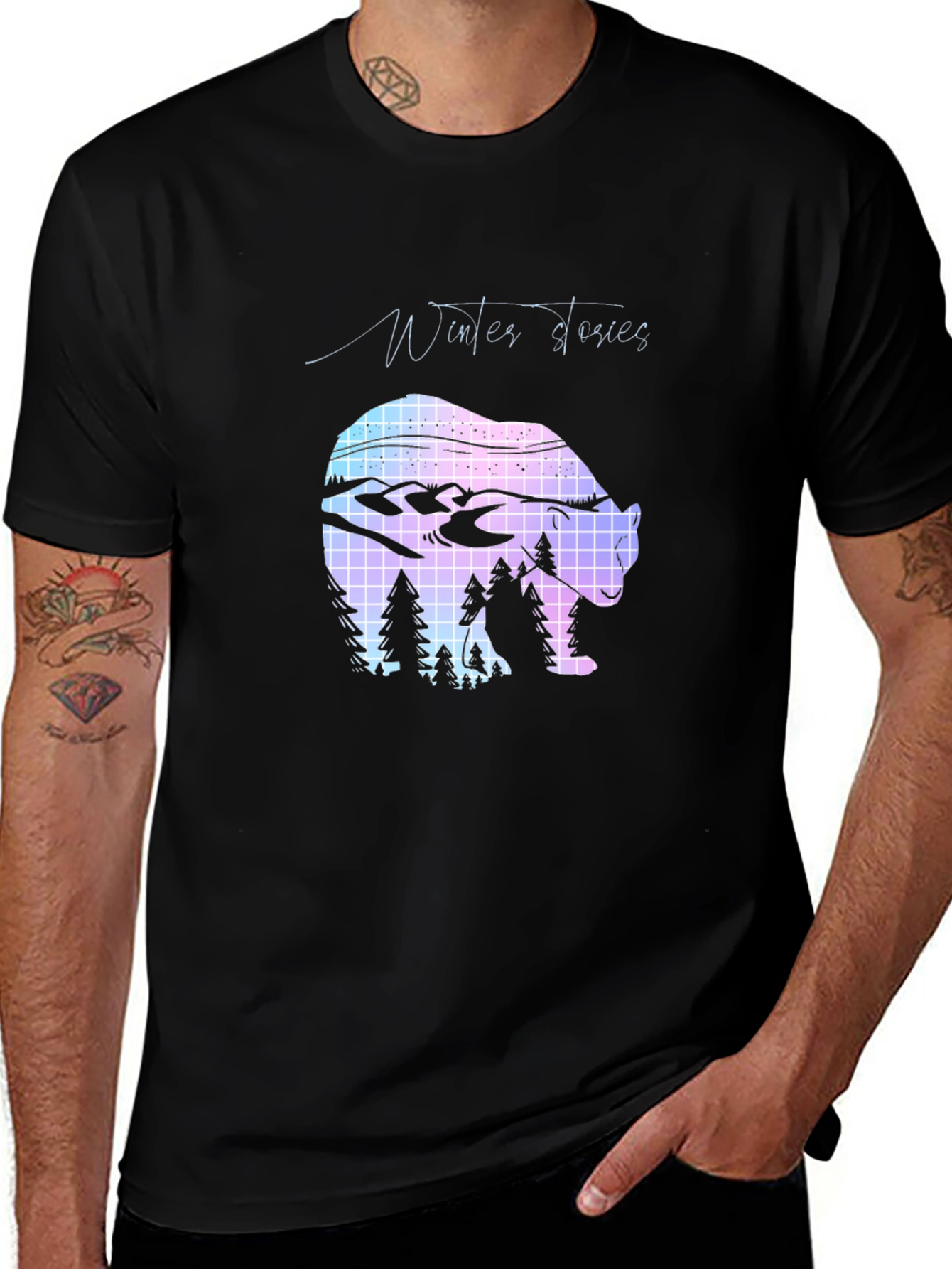 Winter Stories Bear Graphic Tee