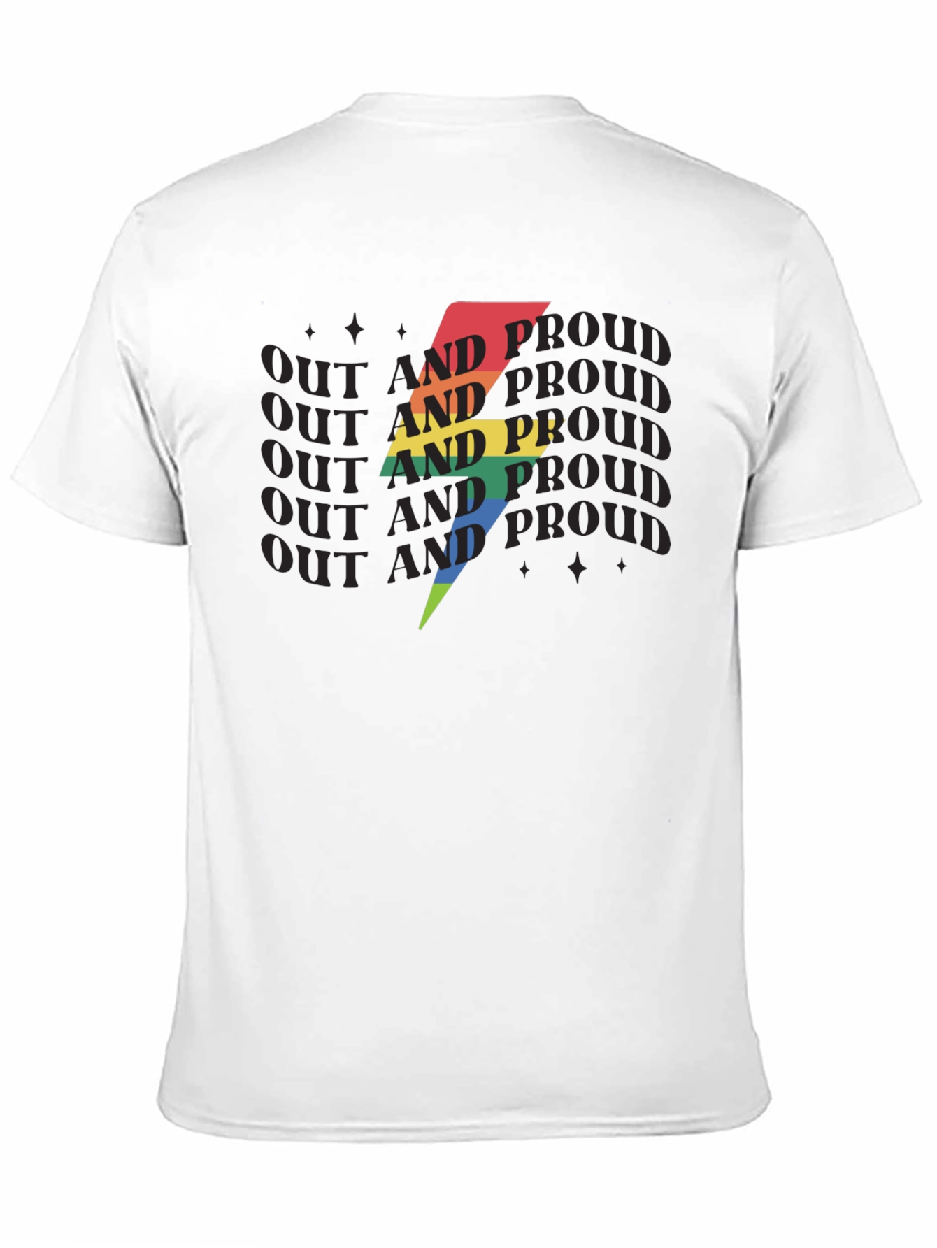 Out and Proud LGBTQ+ T-Shirt