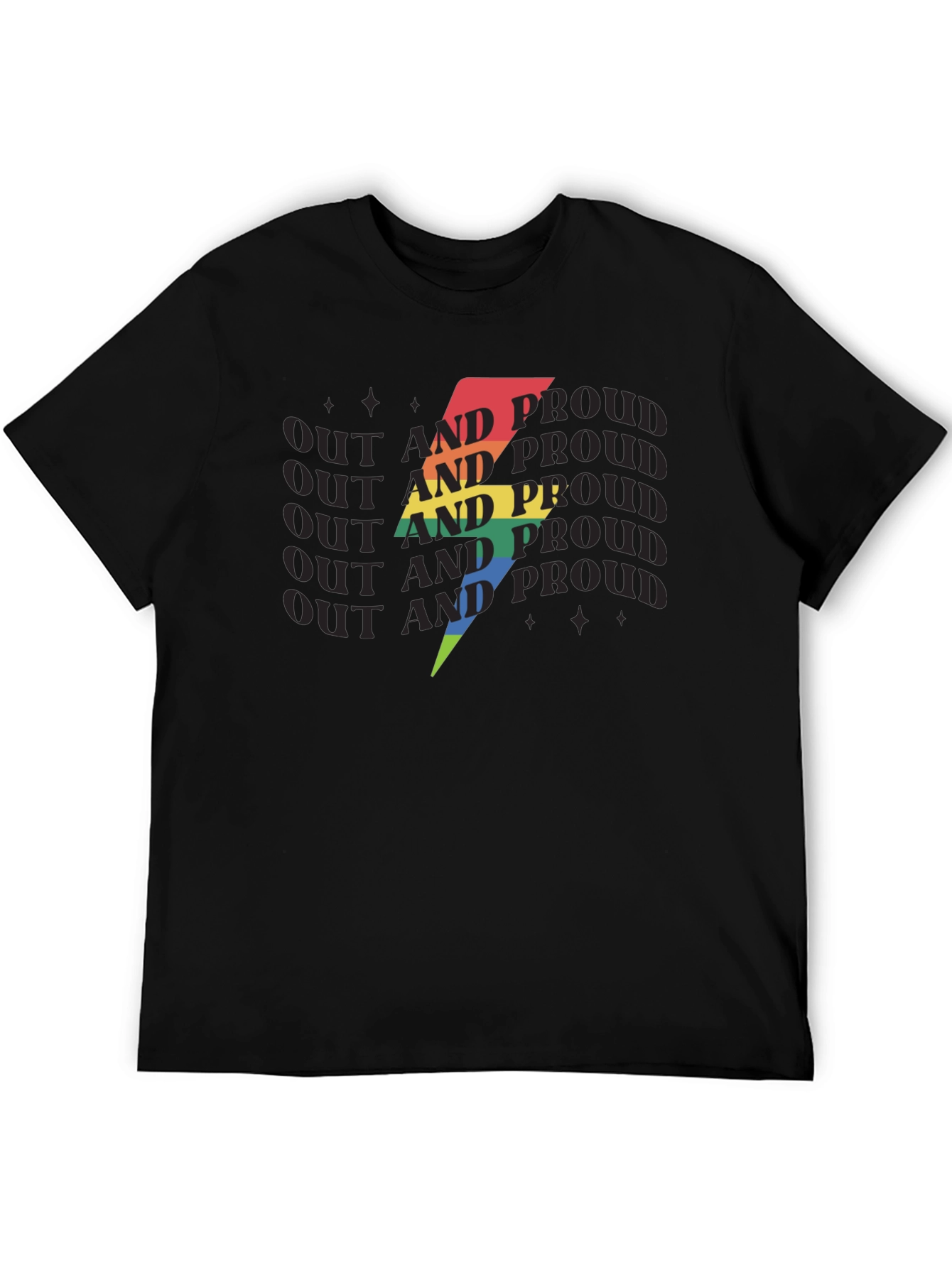 Out and Proud LGBTQ+ T-Shirt