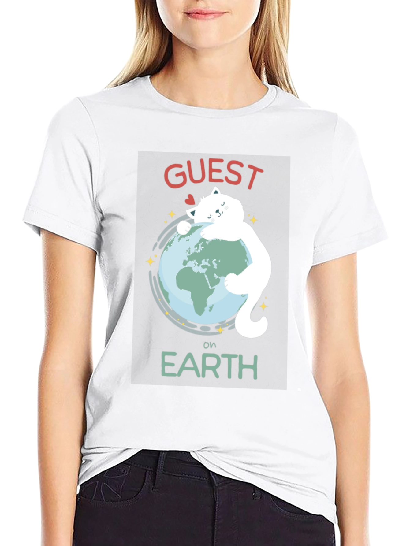 Guest on Earth Graphic Tee - Embrace Sustainability
